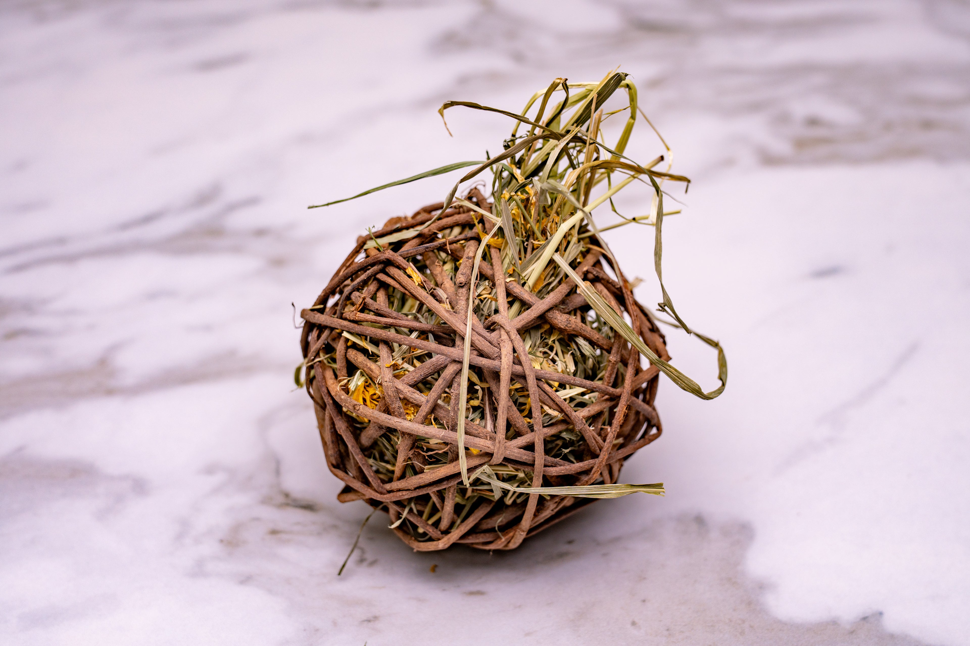 Timothy Hay & Flowers stuffed Christmas Pudding