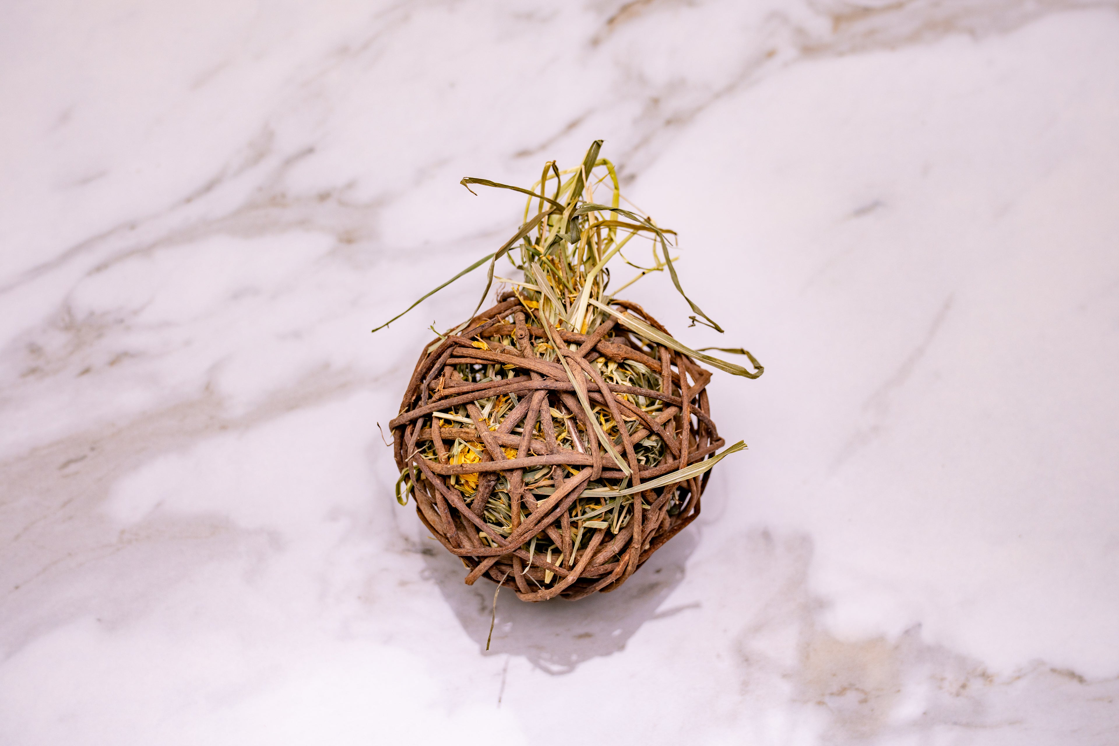 Timothy Hay & Flowers stuffed Christmas Pudding