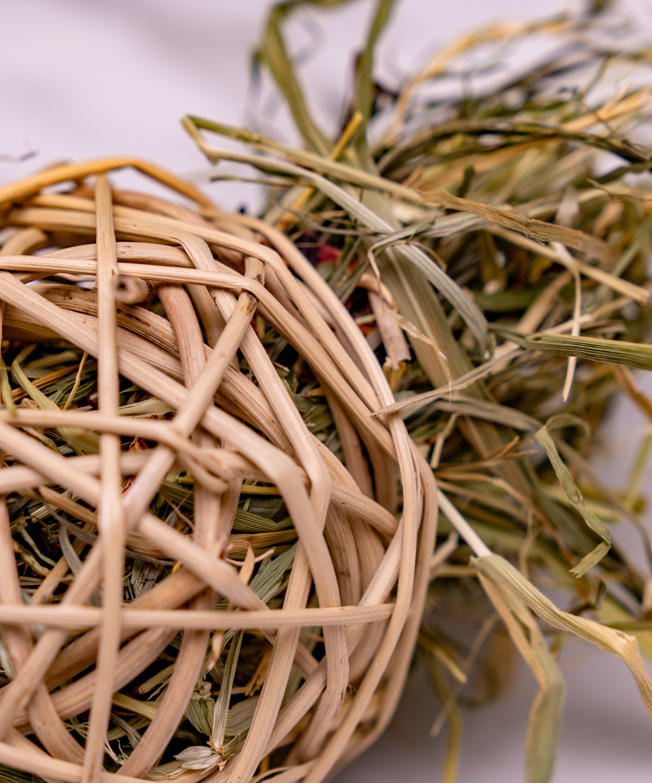 Timothy Hay & Flowers stuffed vine ball