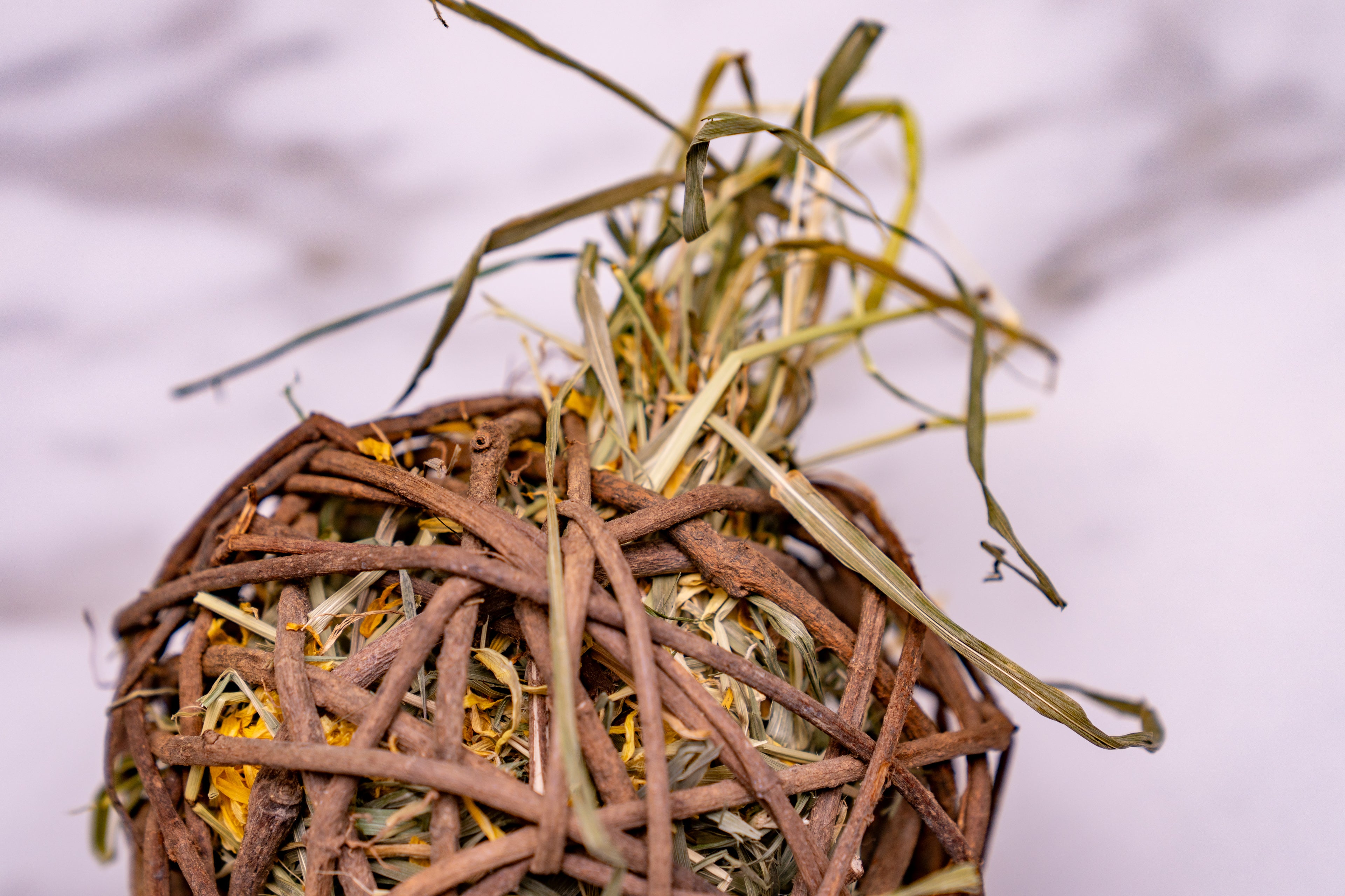 Timothy Hay & Flowers stuffed Christmas Pudding