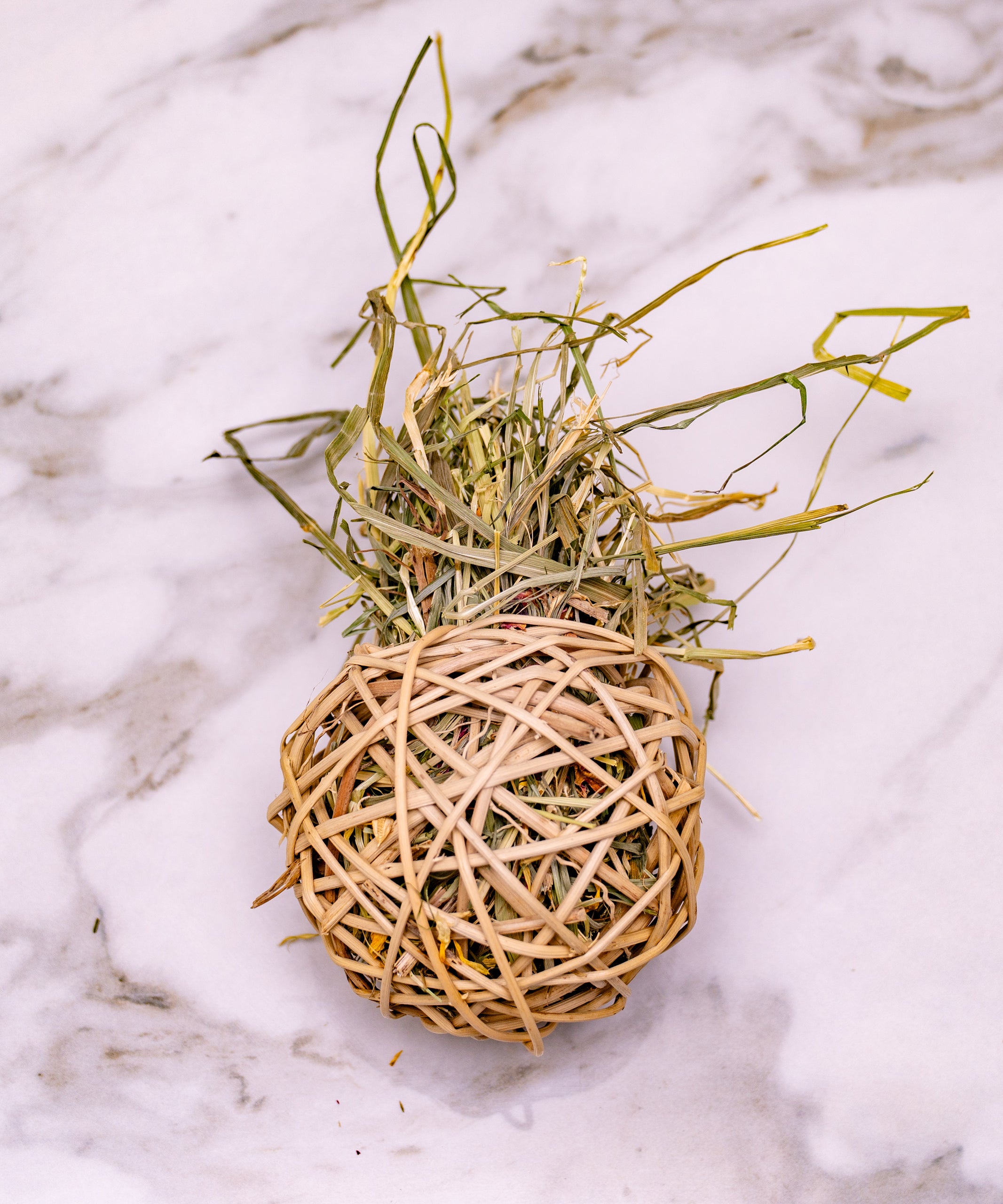 Timothy Hay & Flowers stuffed vine ball