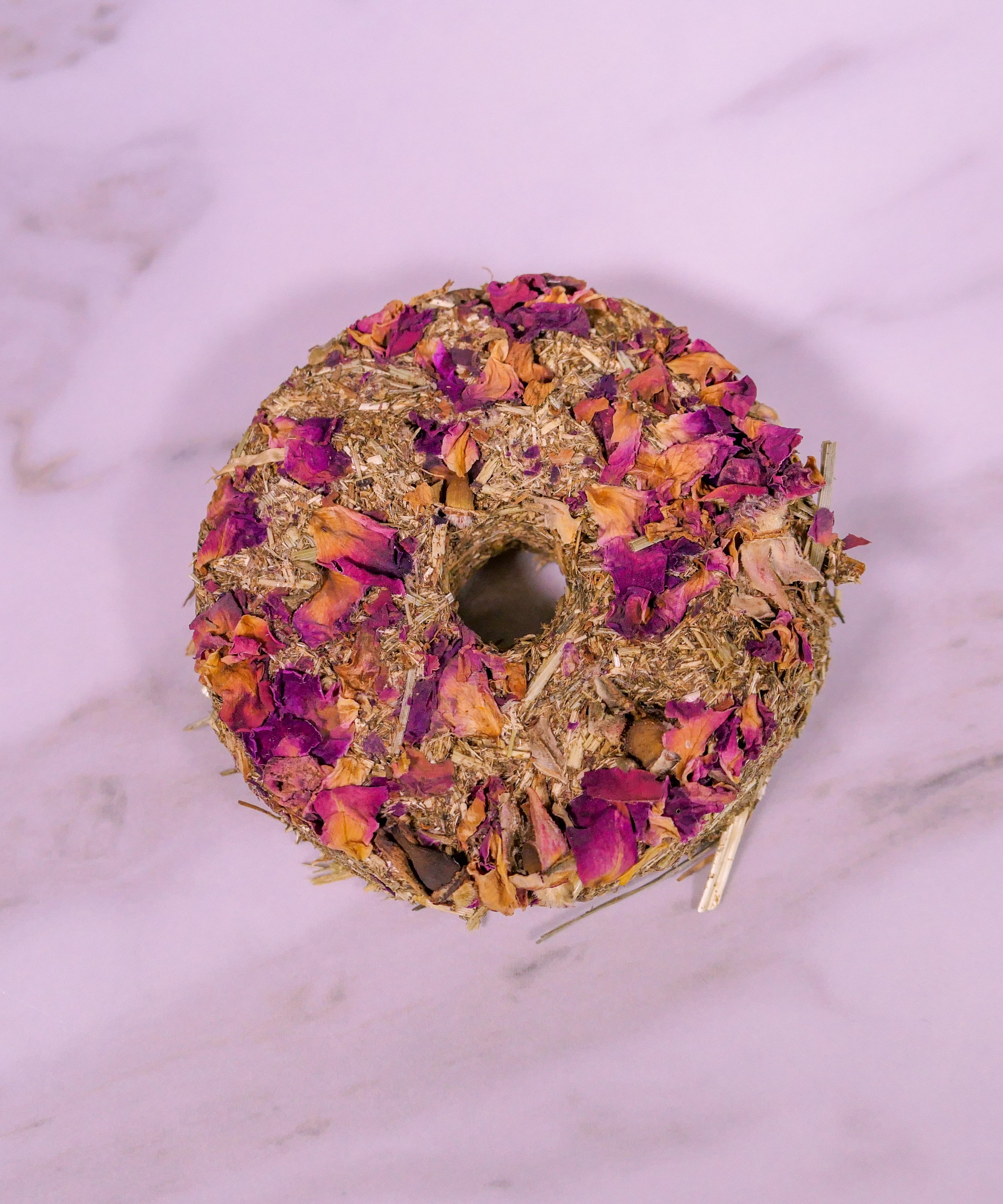 Forage Hay Doughnuts