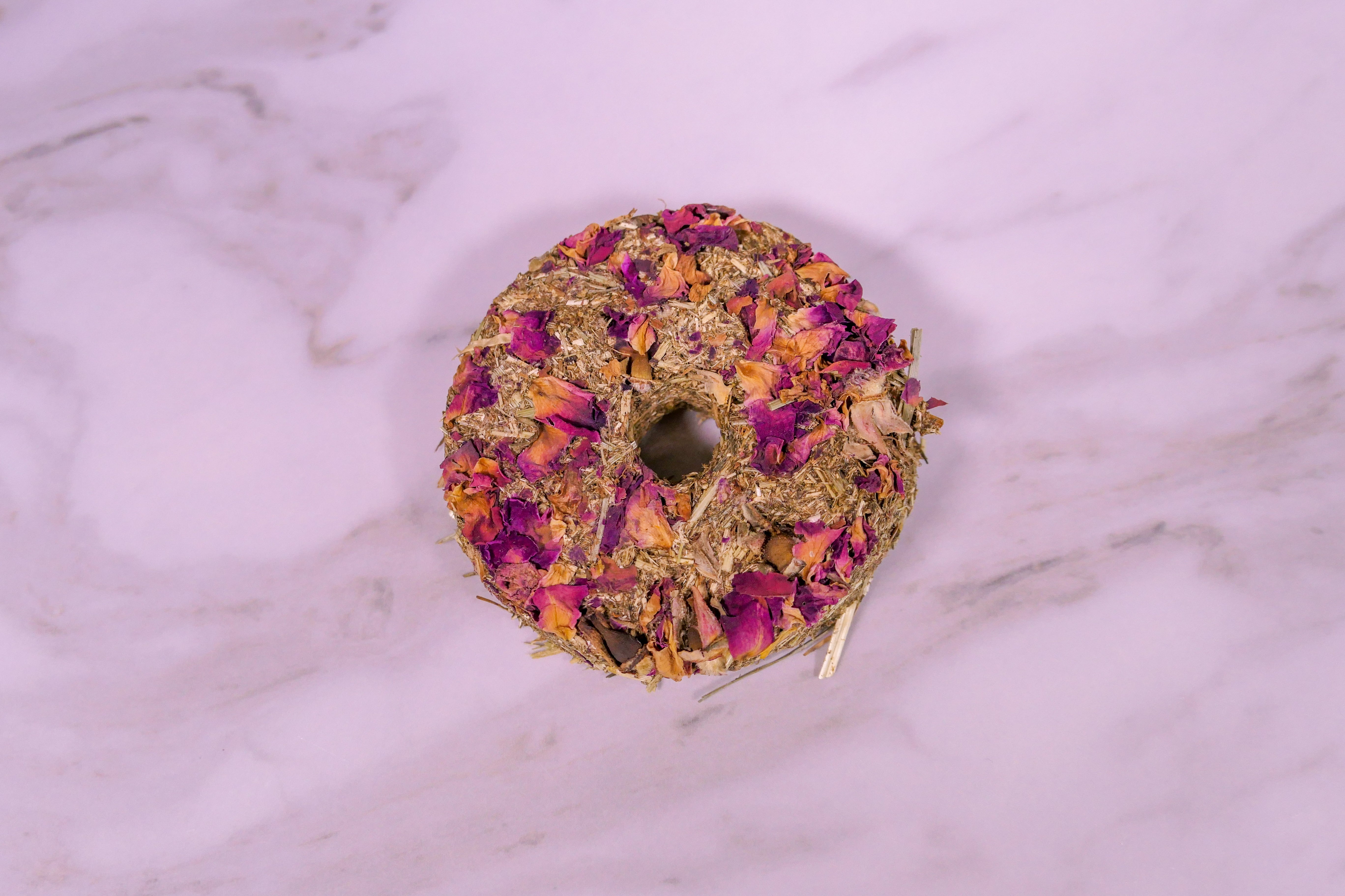 Forage Hay Doughnuts