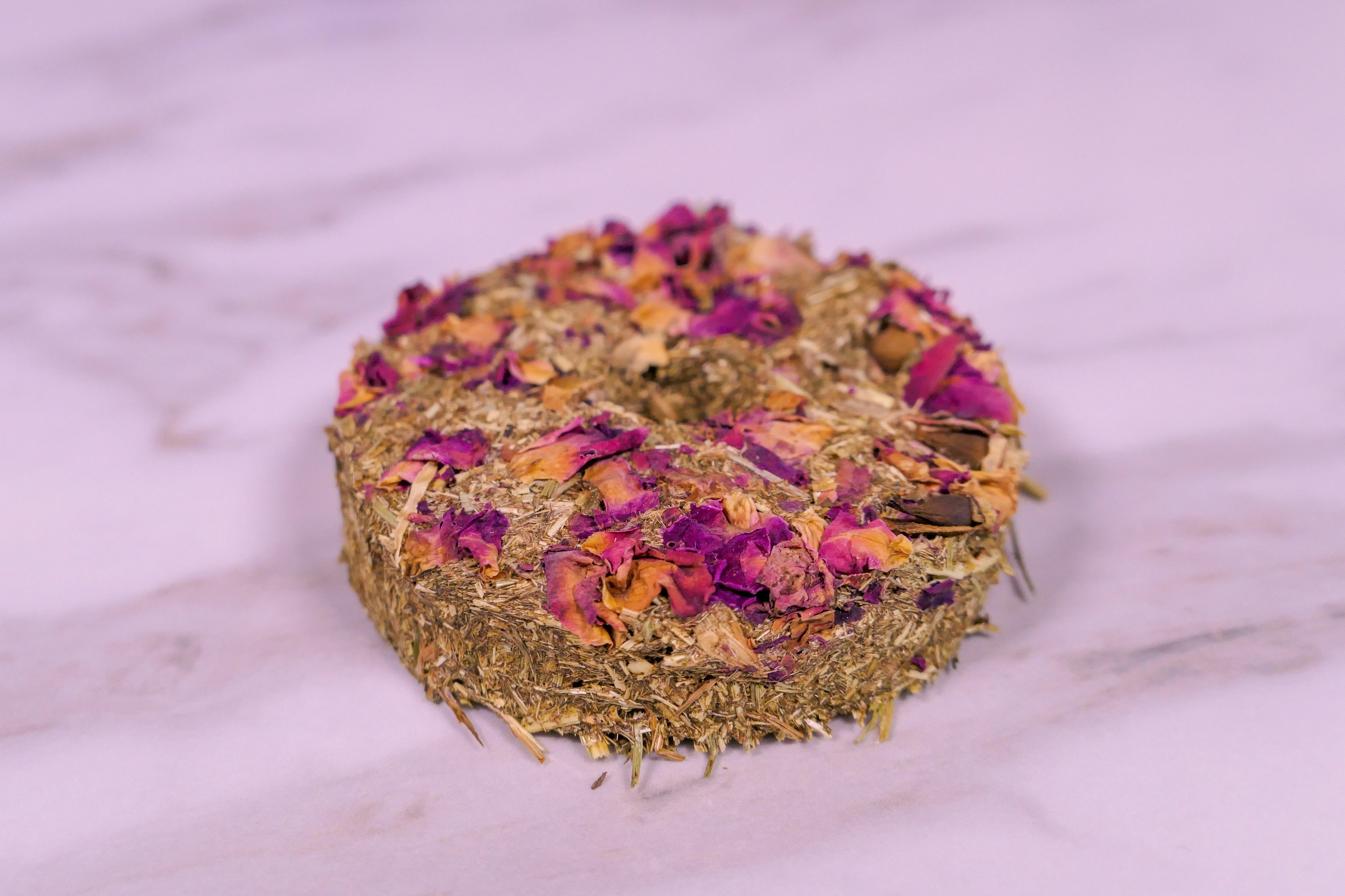 Forage Hay Doughnuts