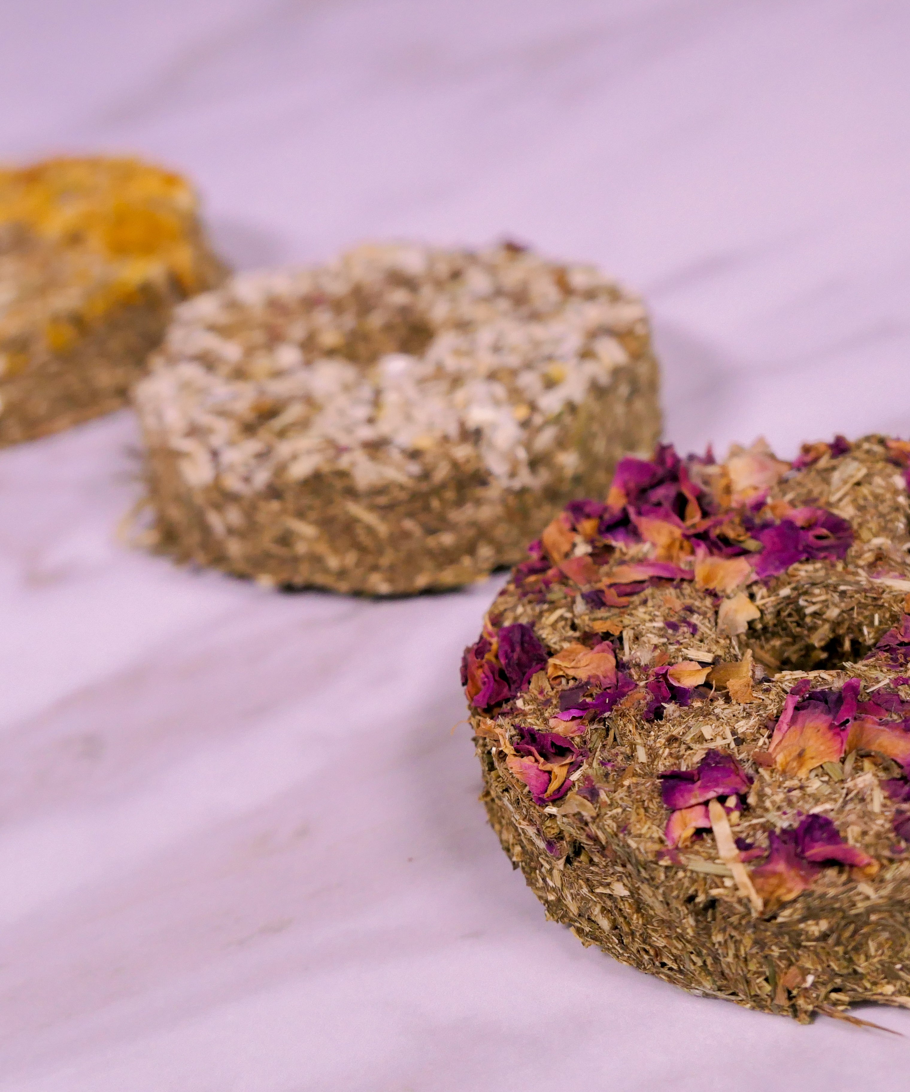 Forage Hay Doughnuts