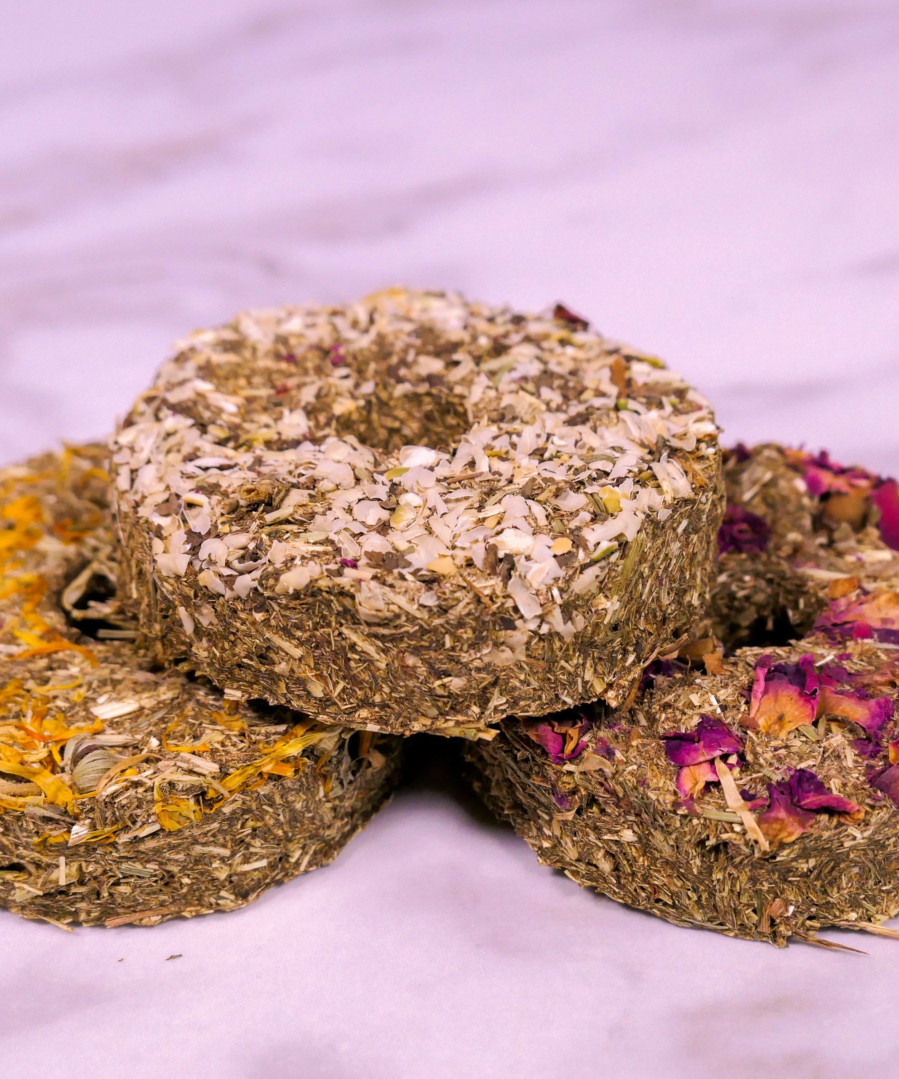 Forage Hay Doughnuts