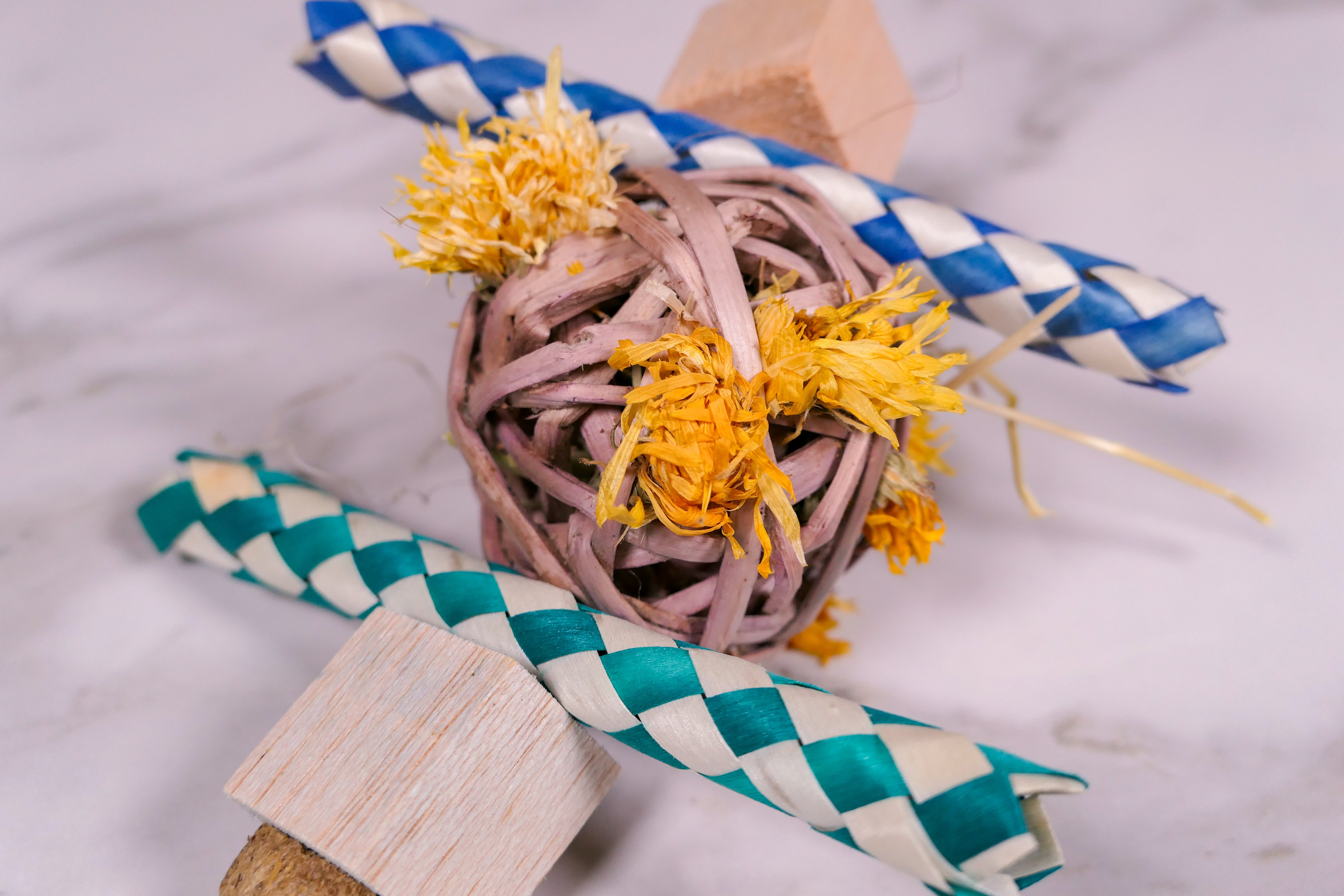 Fruity Floral Throw Toy