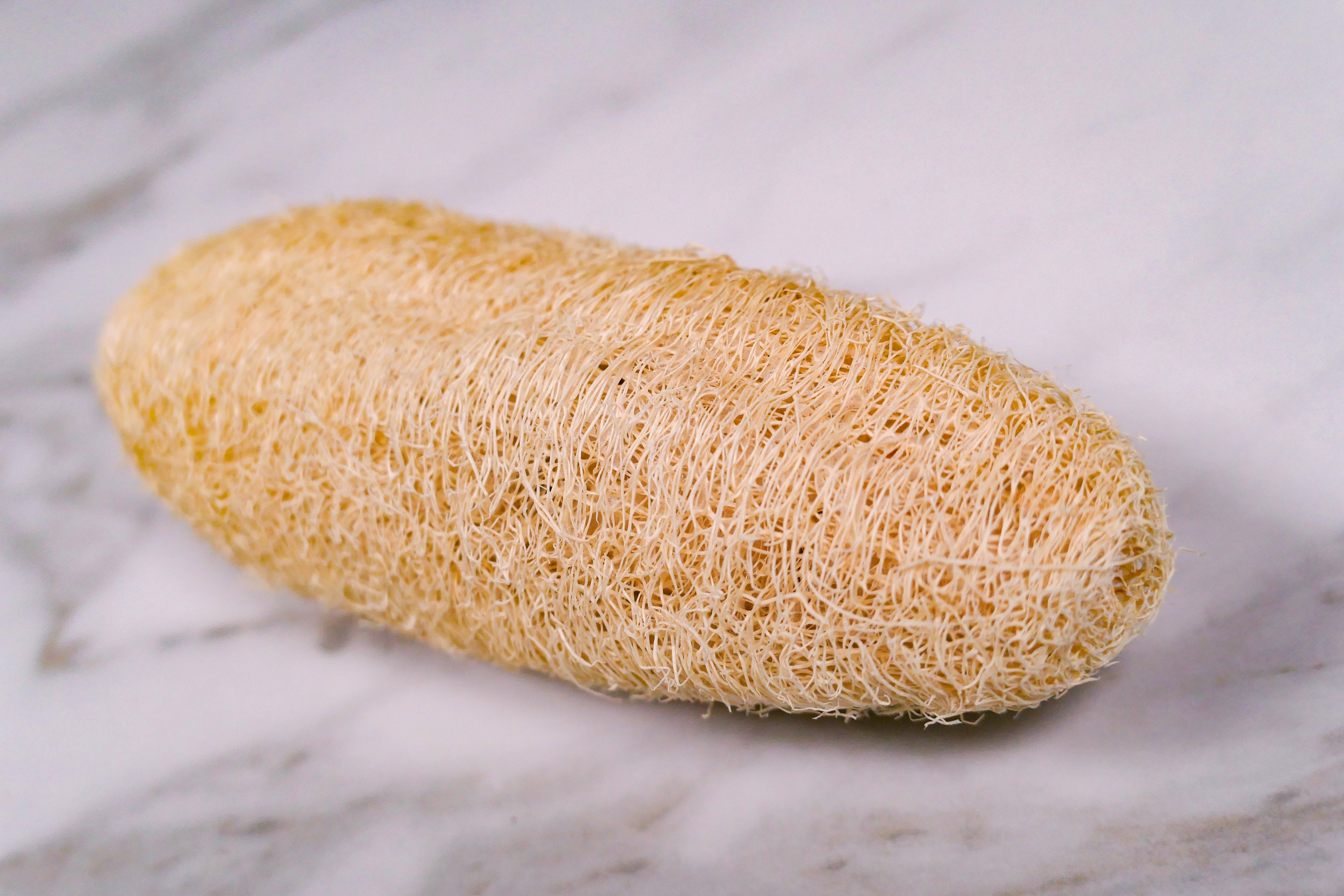 Large natural loofah chew