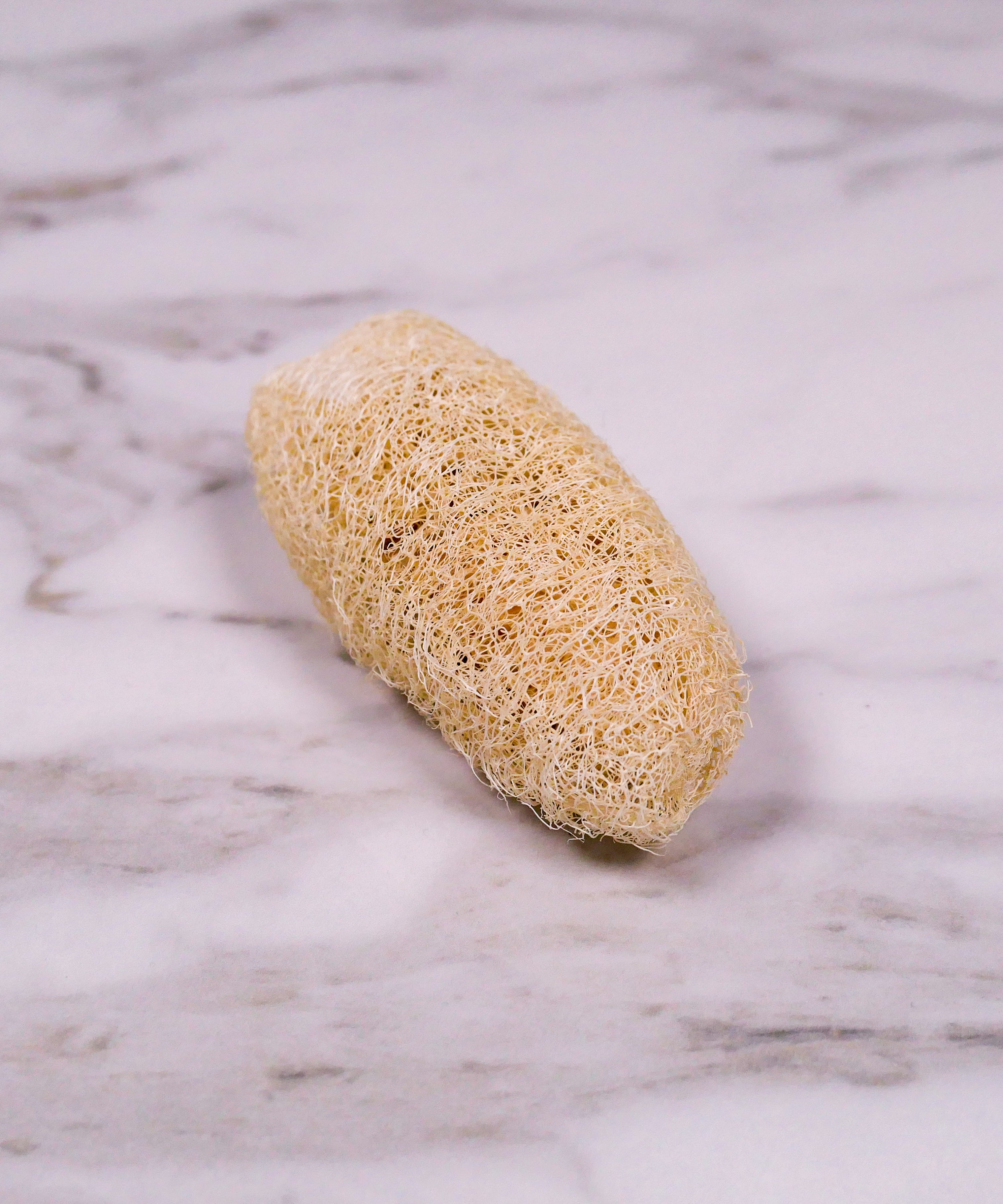 Mini natural loofah chew