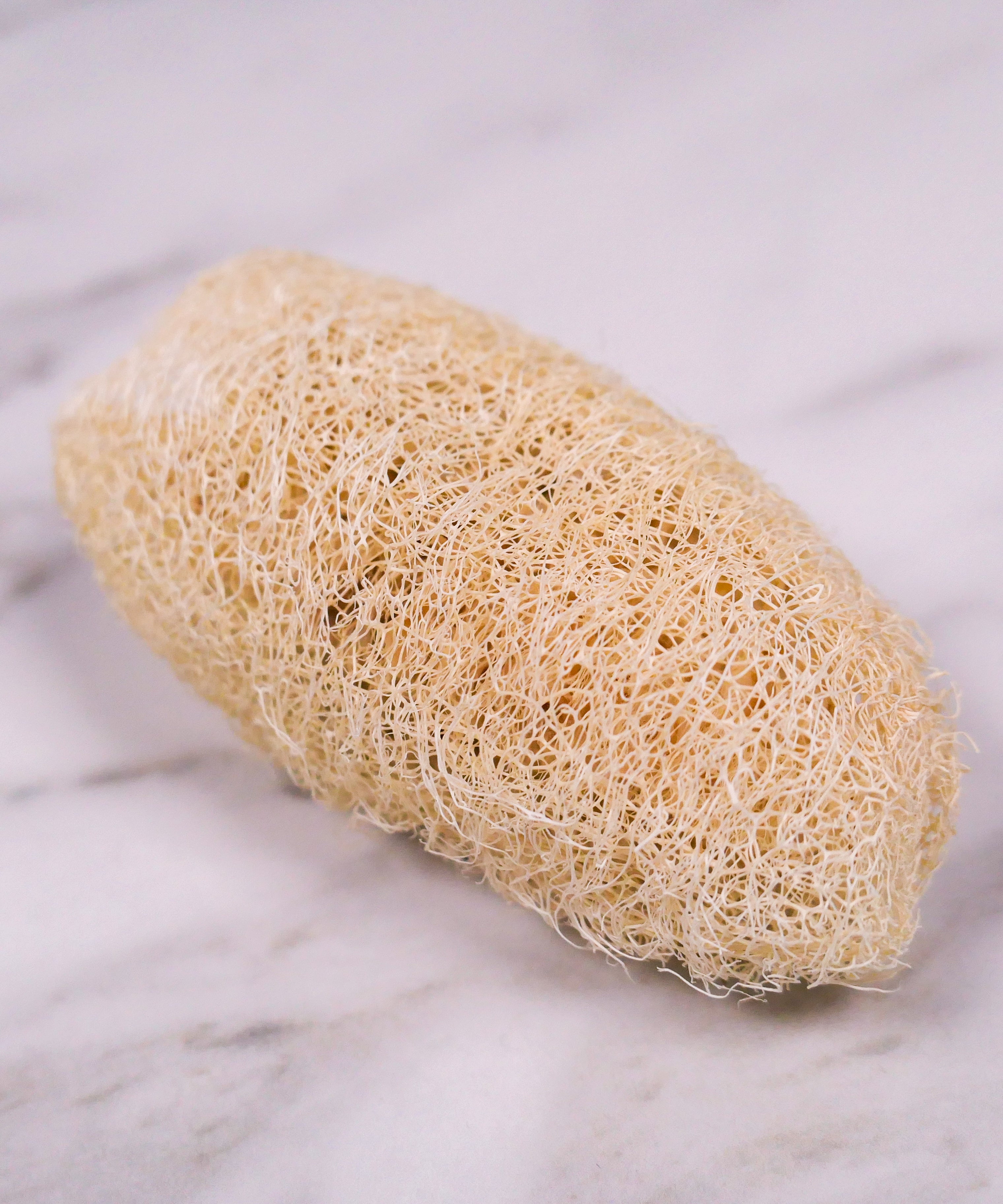 Mini natural loofah chew