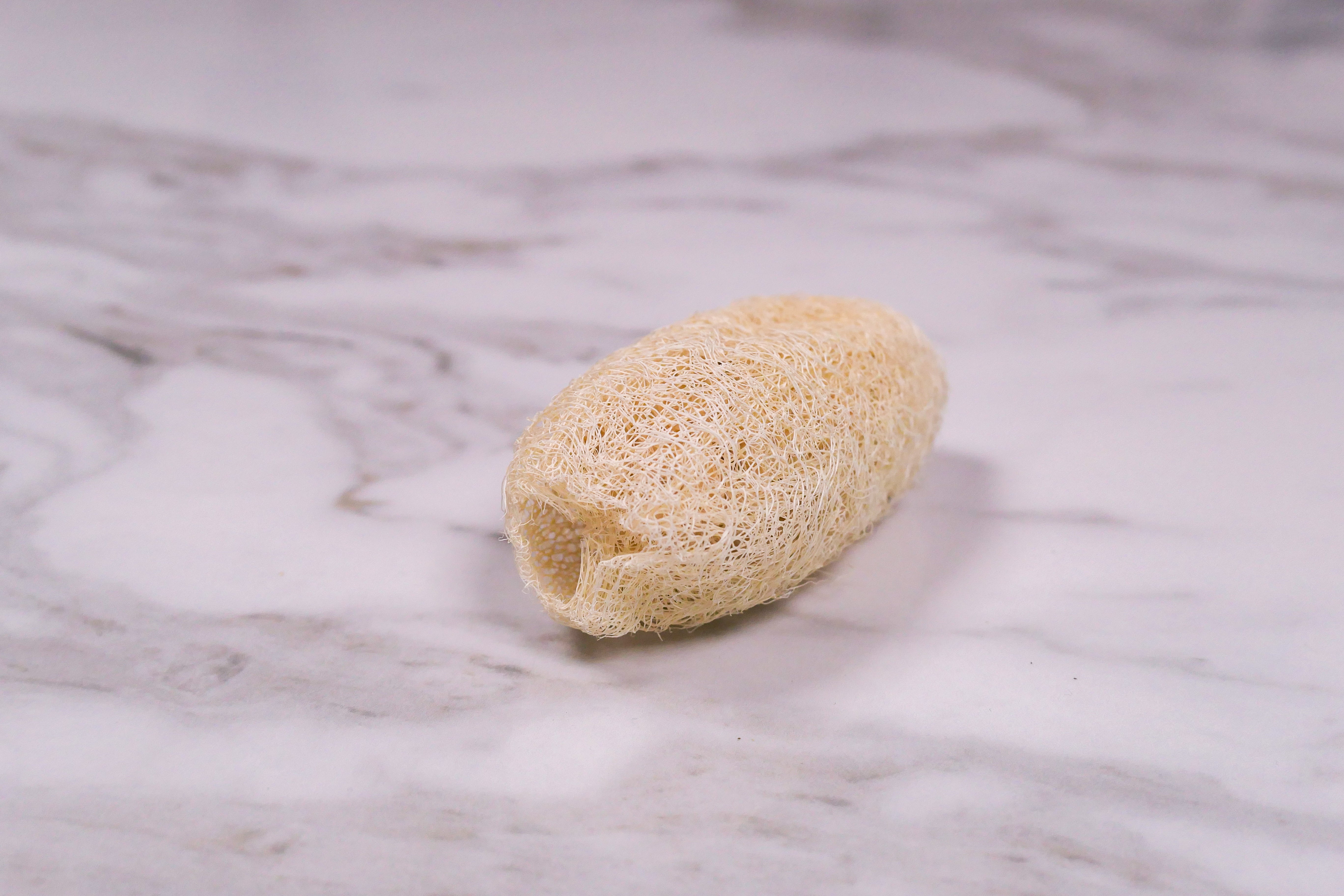 Mini natural loofah chew