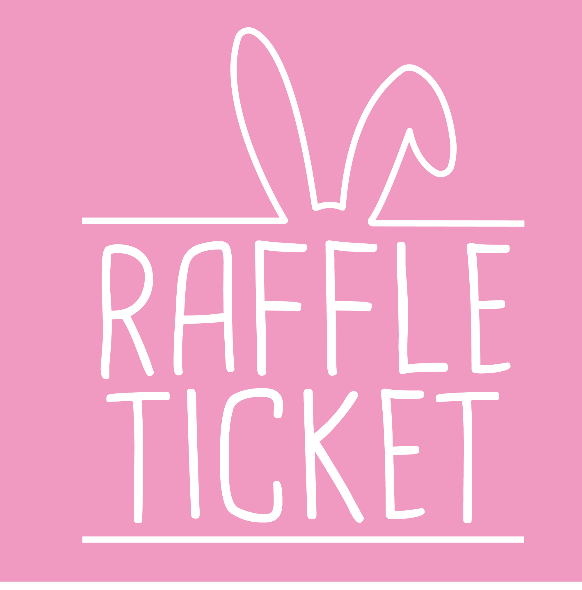 Teddy's Bakery Raffle Ticket