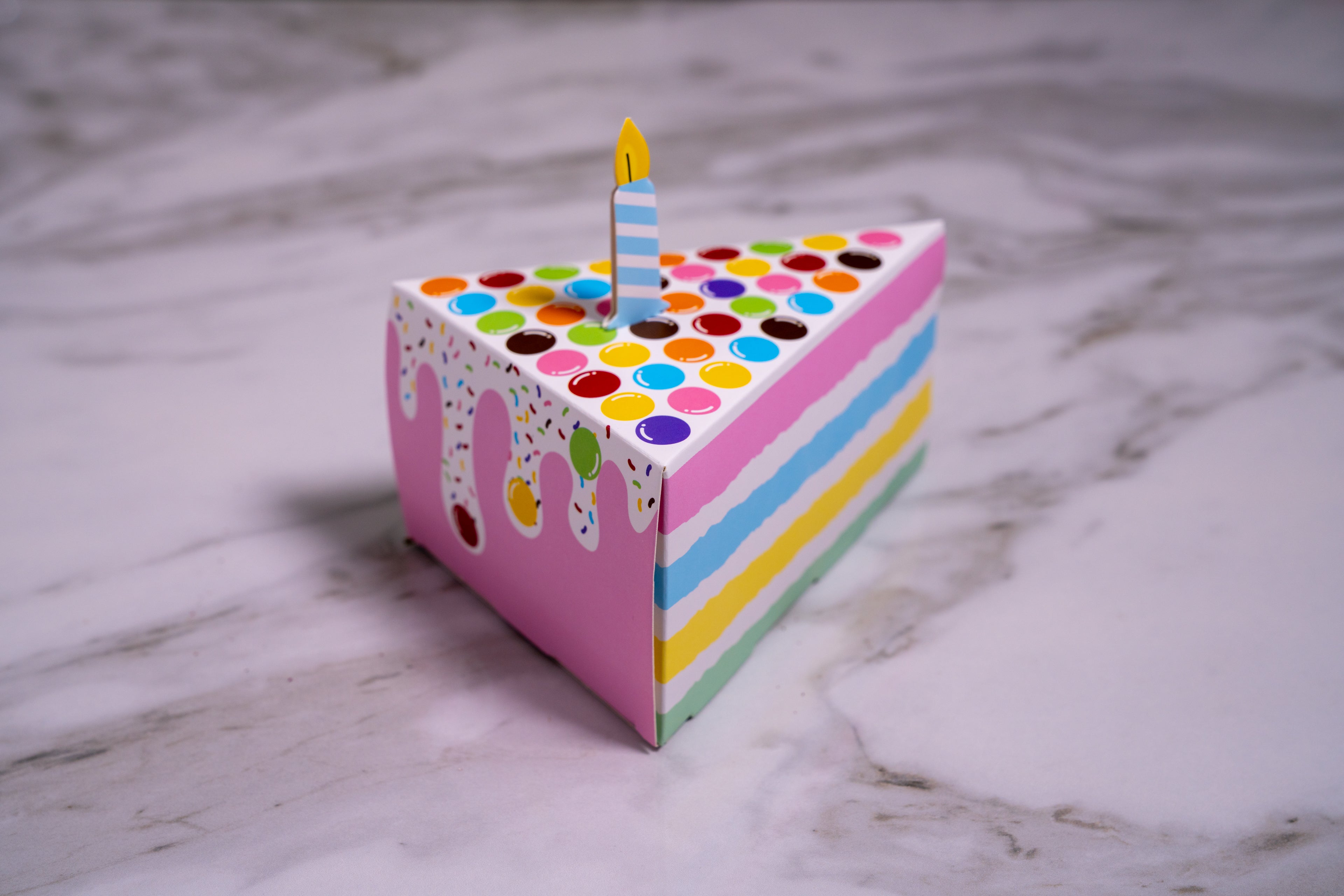 Happy Birthday Cake Slice