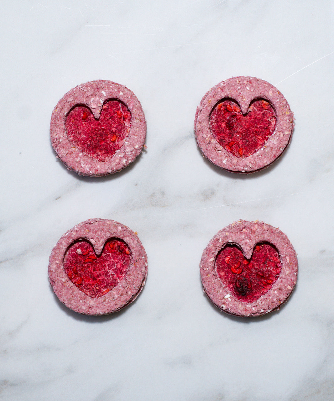 Heart Jam Sandwich Cookies