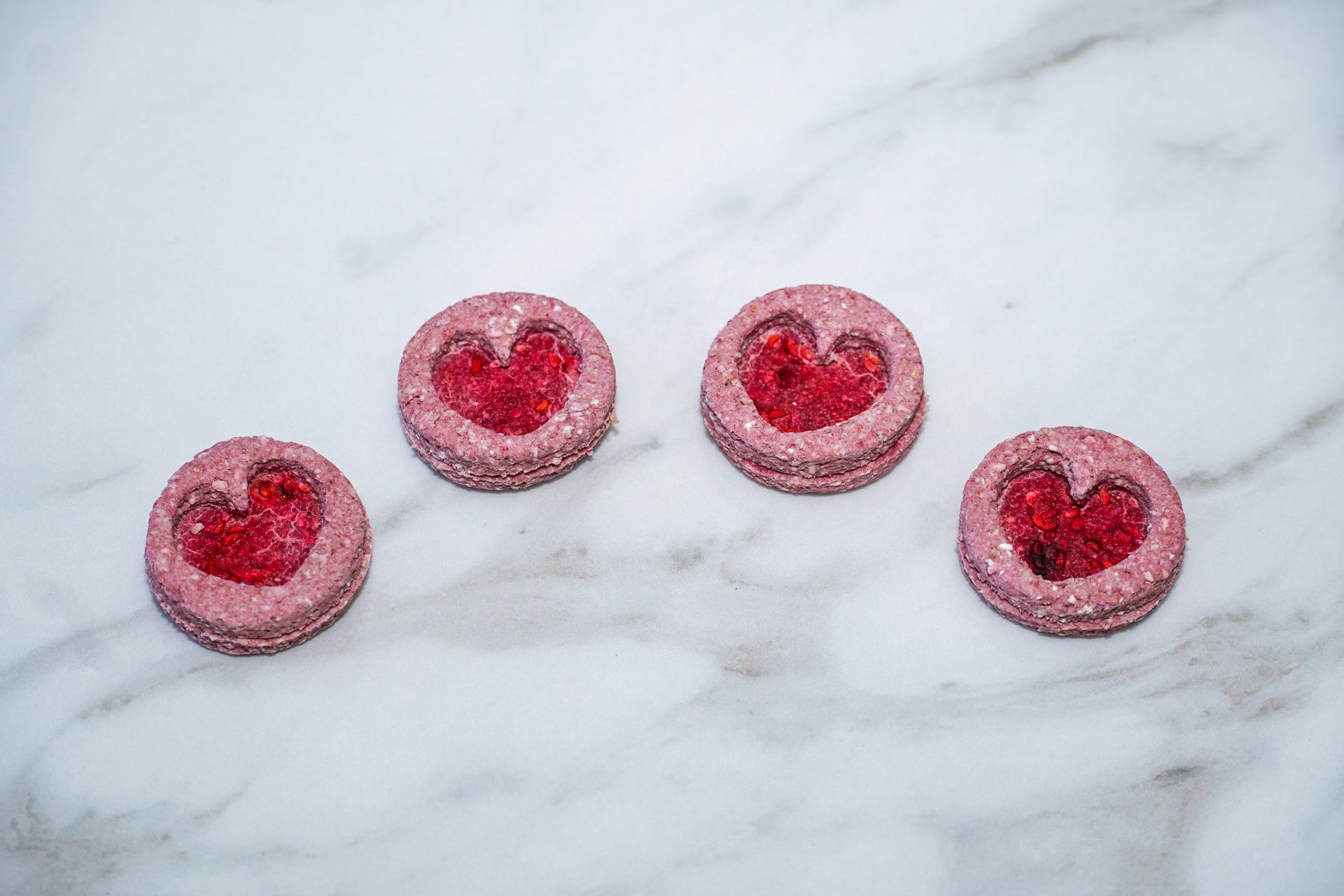 Heart Jam Sandwich Cookies