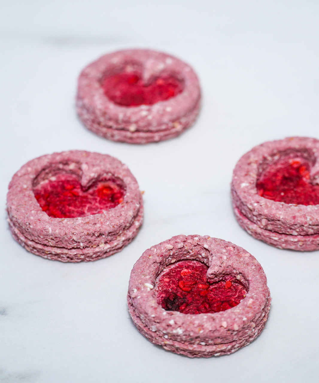 Heart Jam Sandwich Cookies