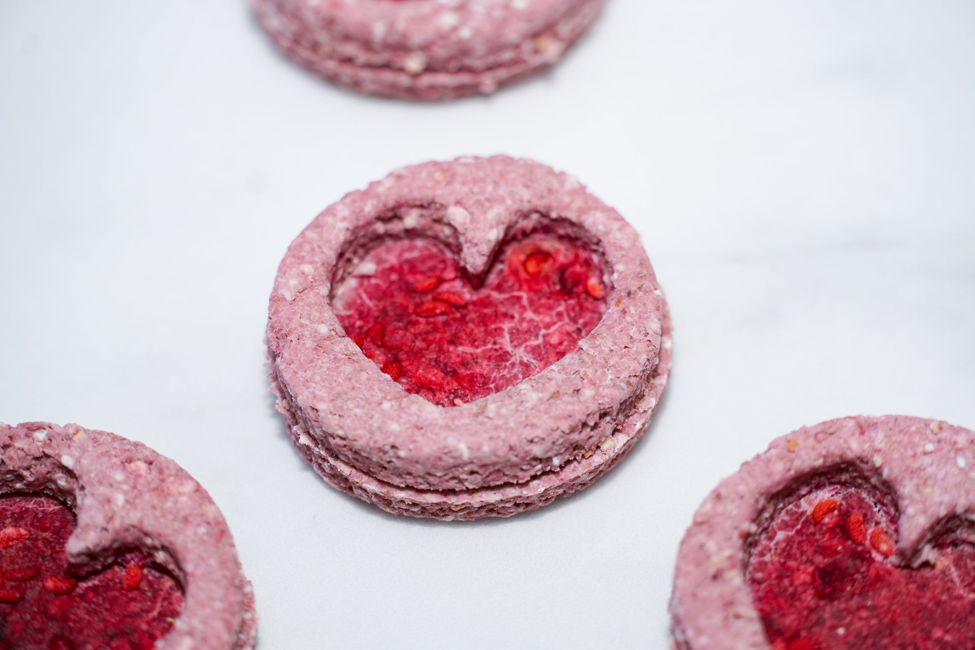 Heart Jam Sandwich Cookies