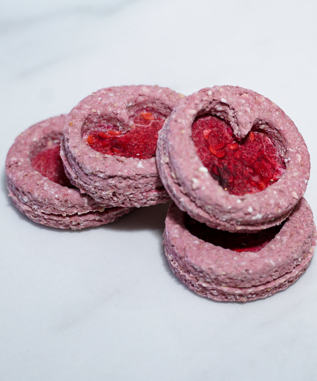 Heart Jam Sandwich Cookies