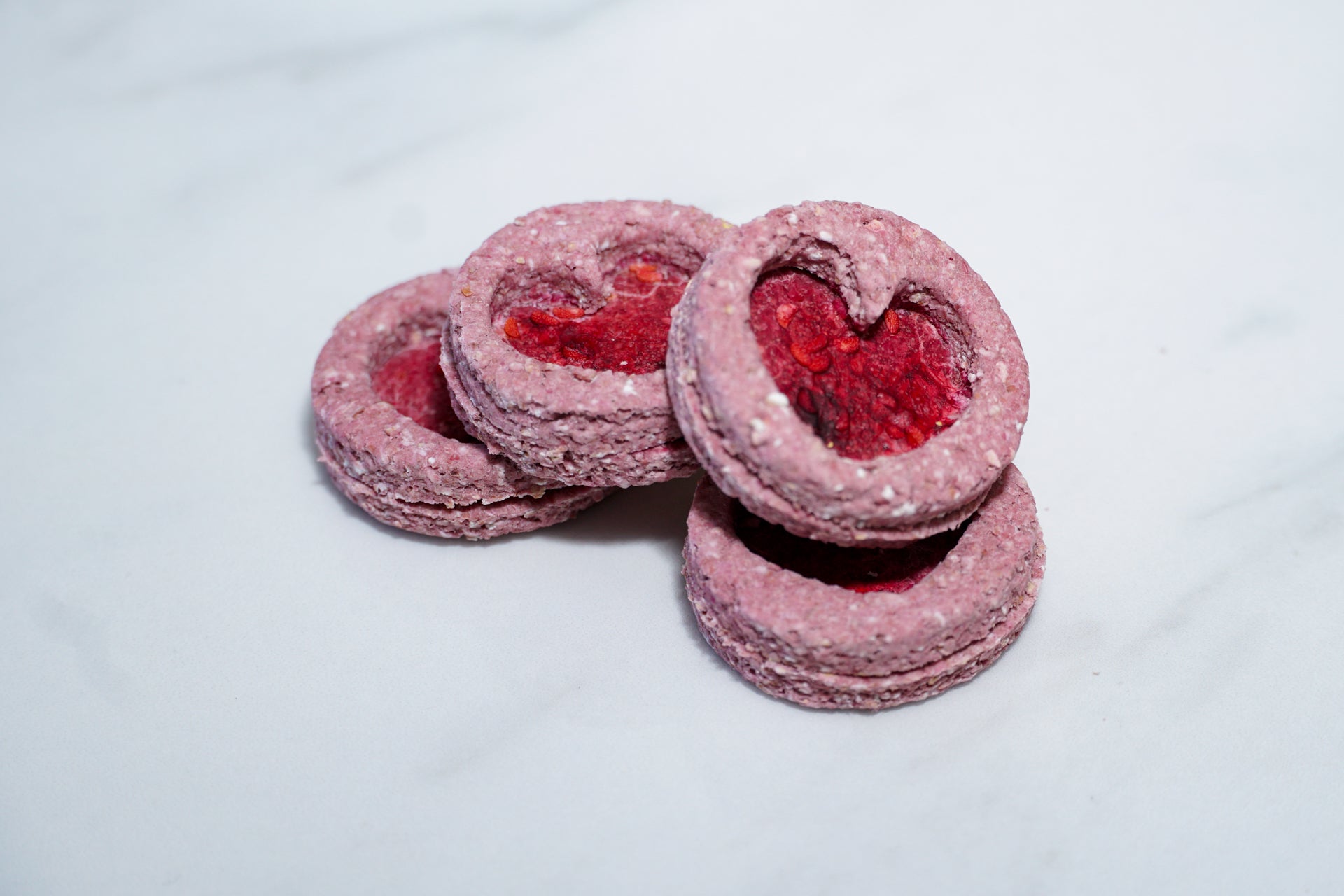 Heart Jam Sandwich Cookies