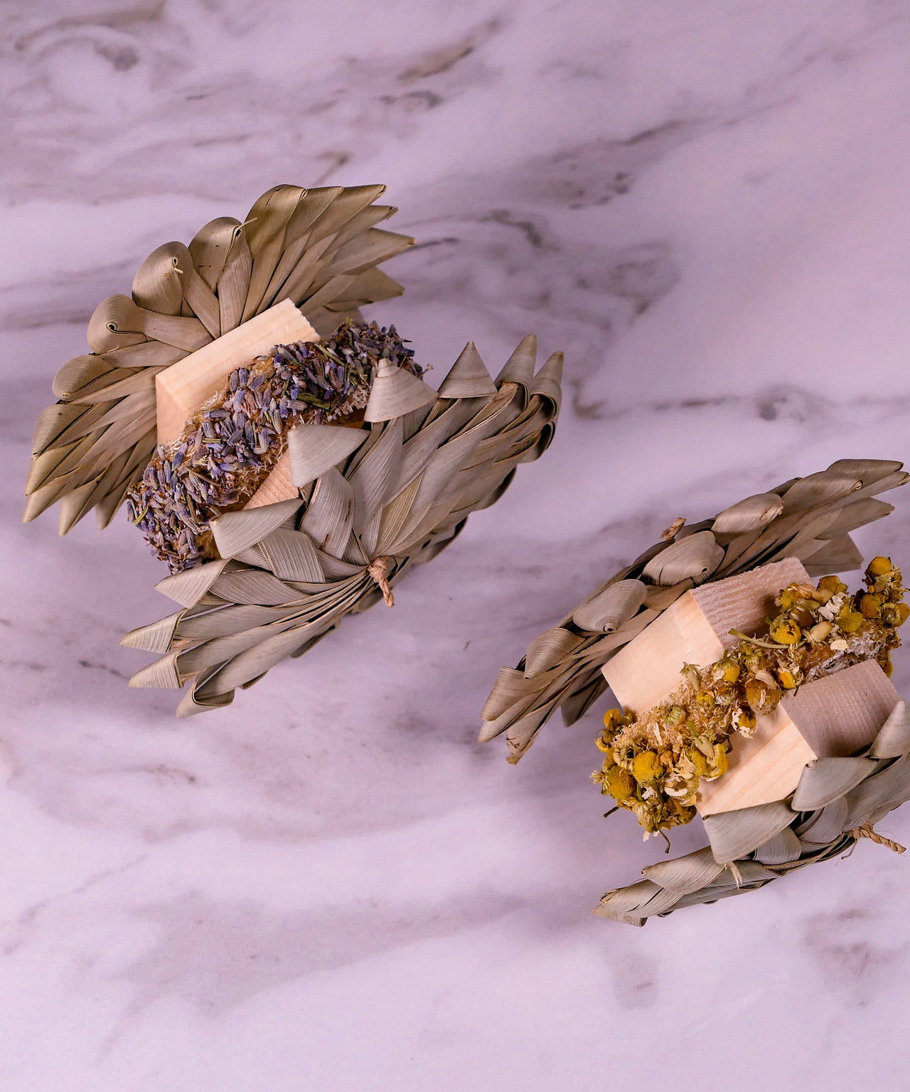 Calming Loofah Bunwich Chew Toy