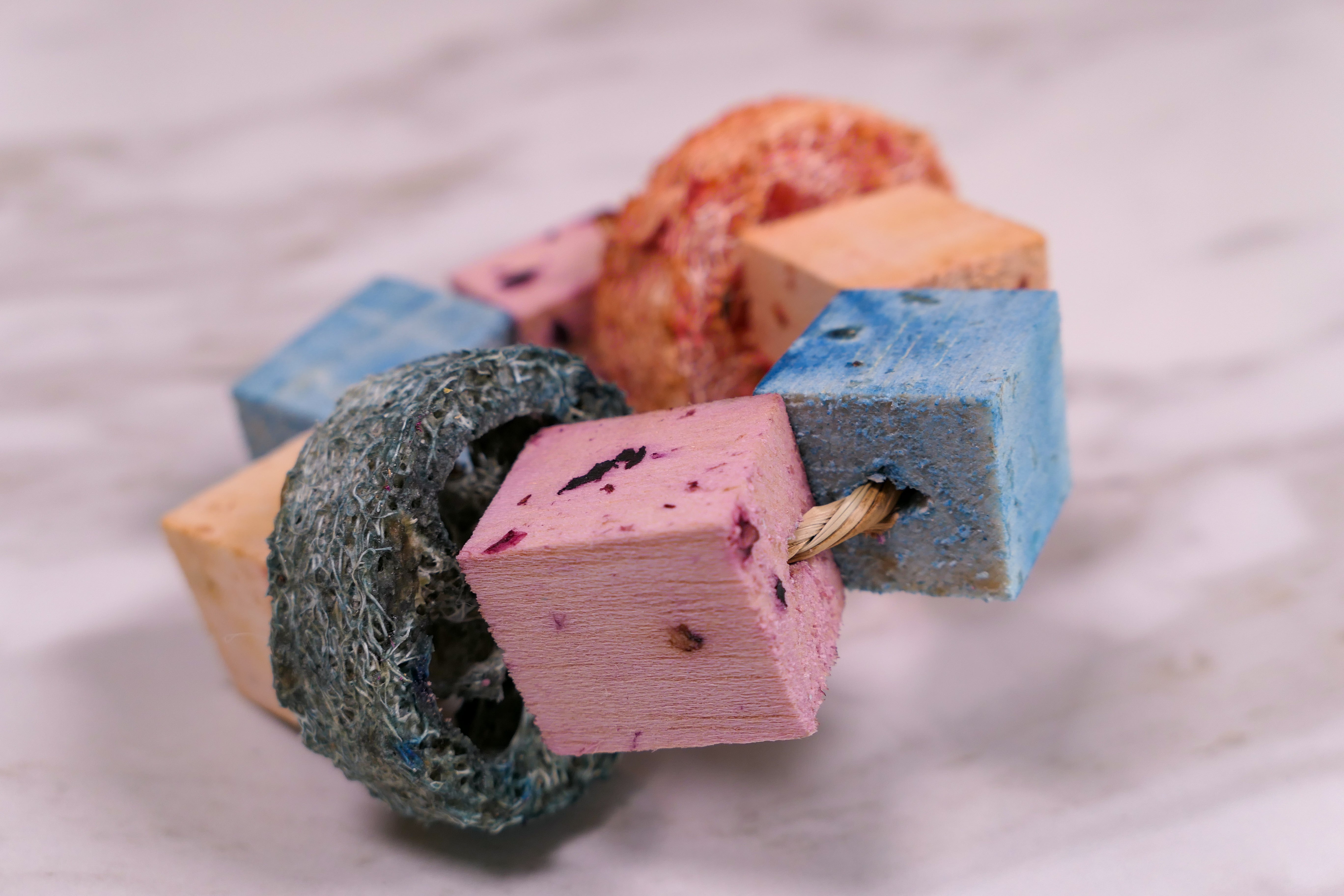 Infused Balsa and Loofah Hula Hoop Chew Toy