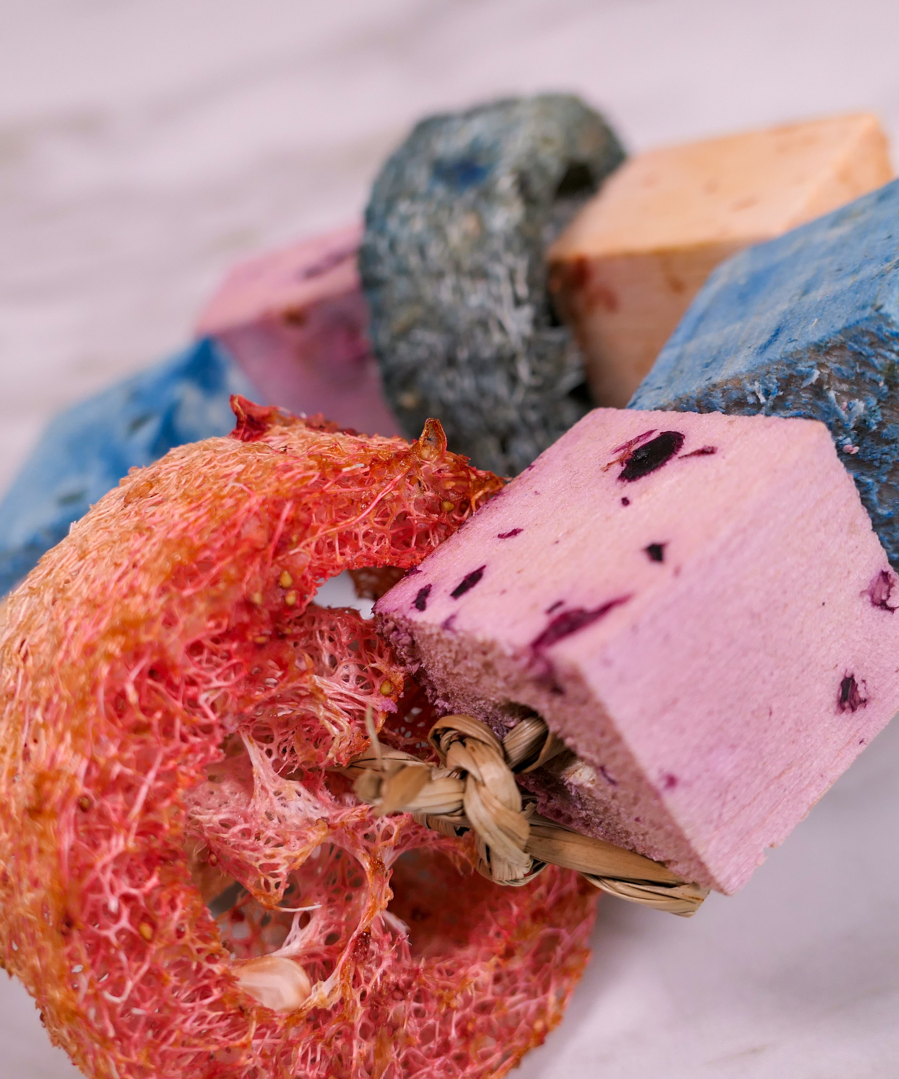 Infused Balsa and Loofah Hula Hoop Chew Toy