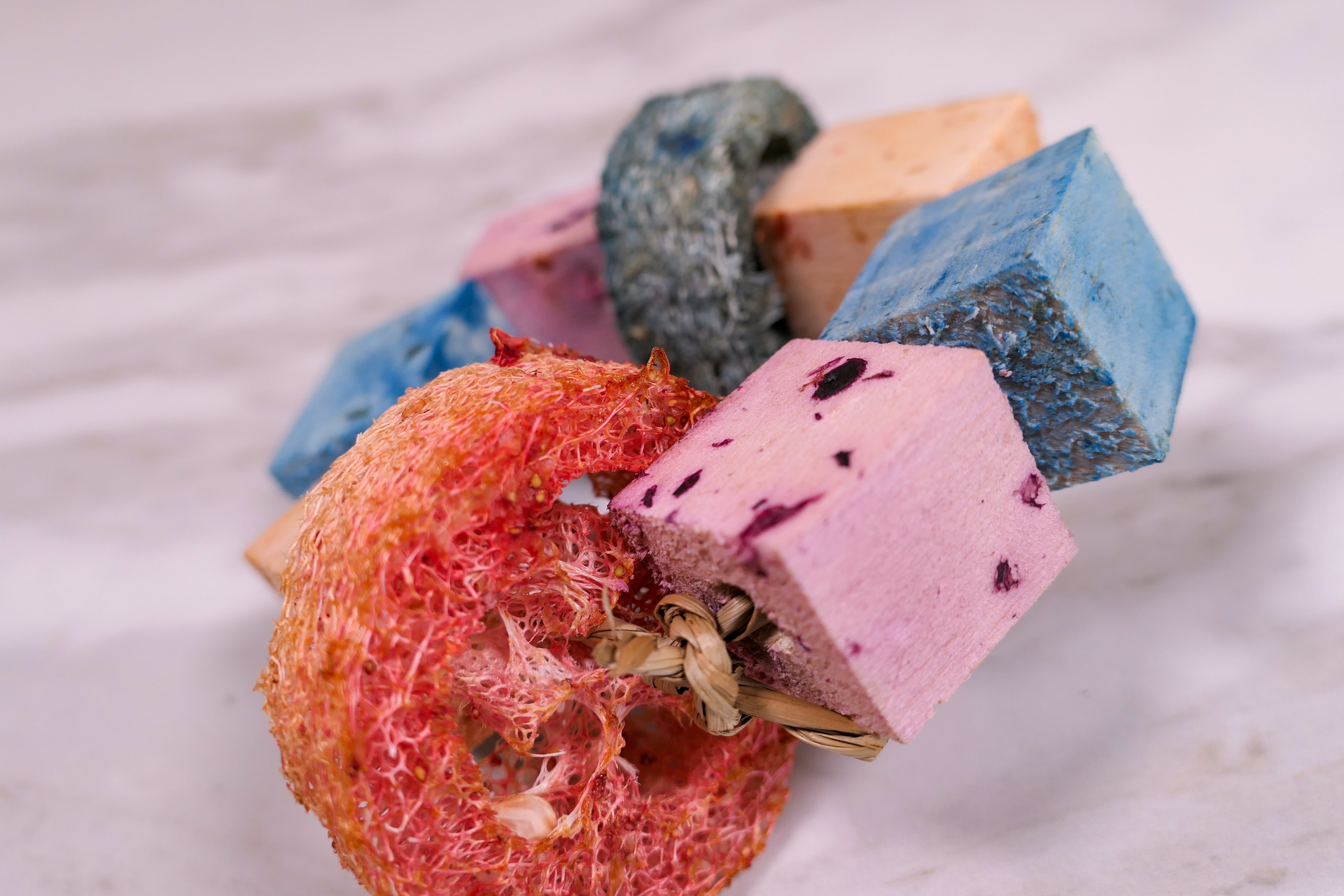 Infused Balsa and Loofah Hula Hoop Chew Toy