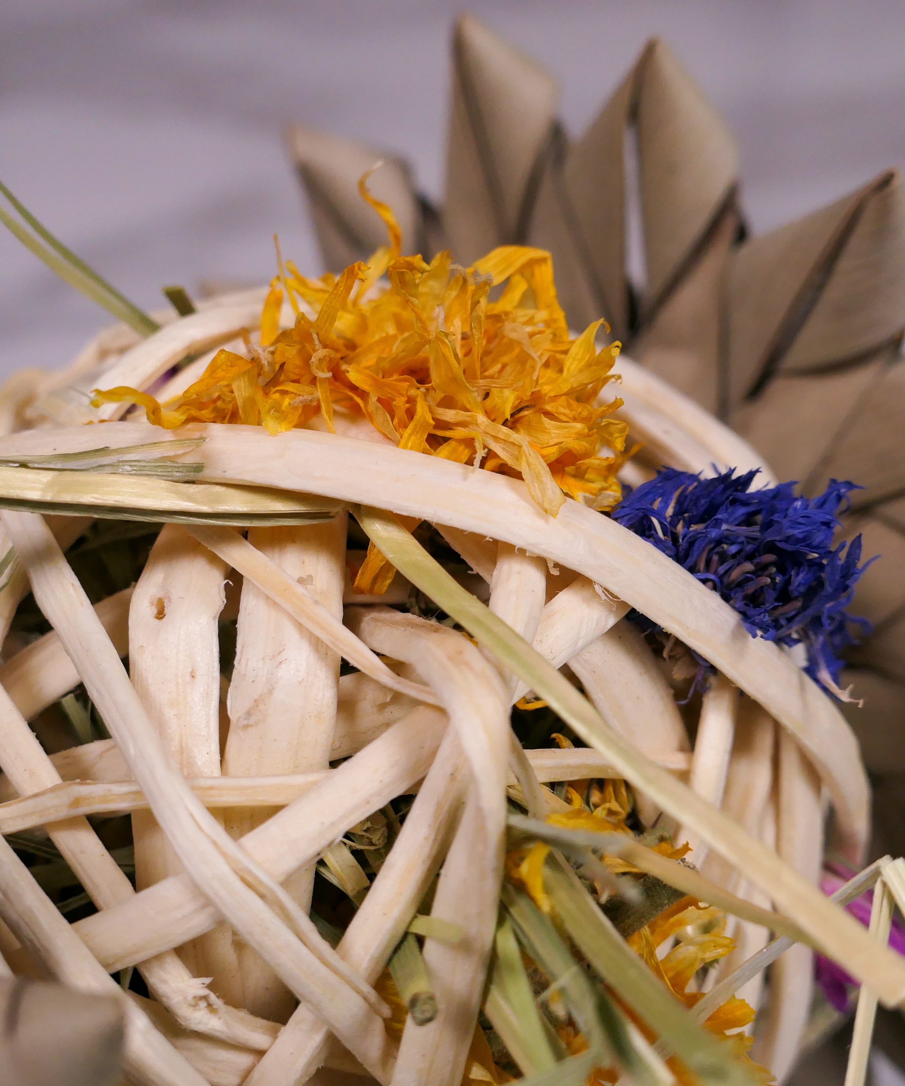 Palm Flower Forage Toy