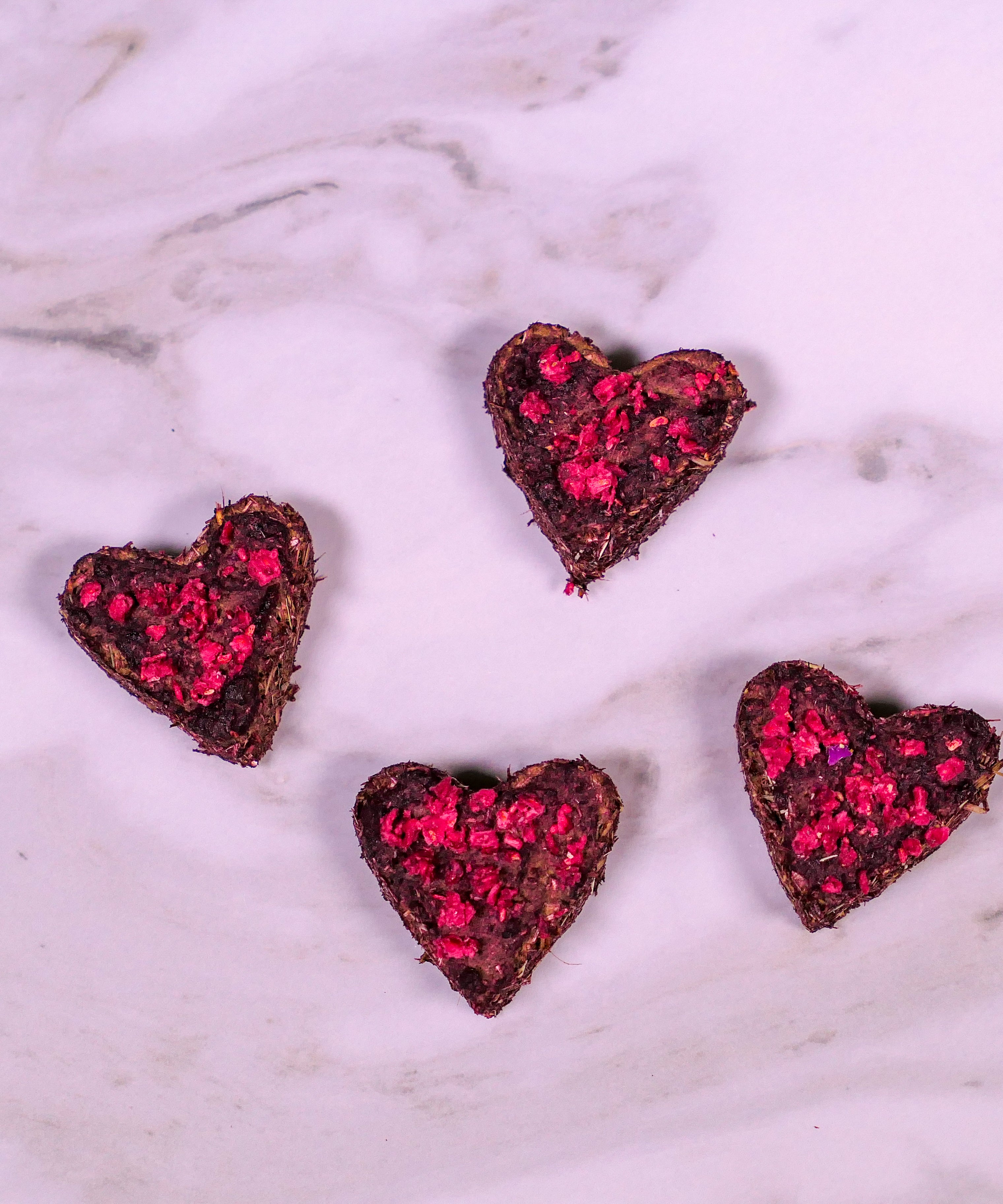 Raspberry Hay Velvet Hearts