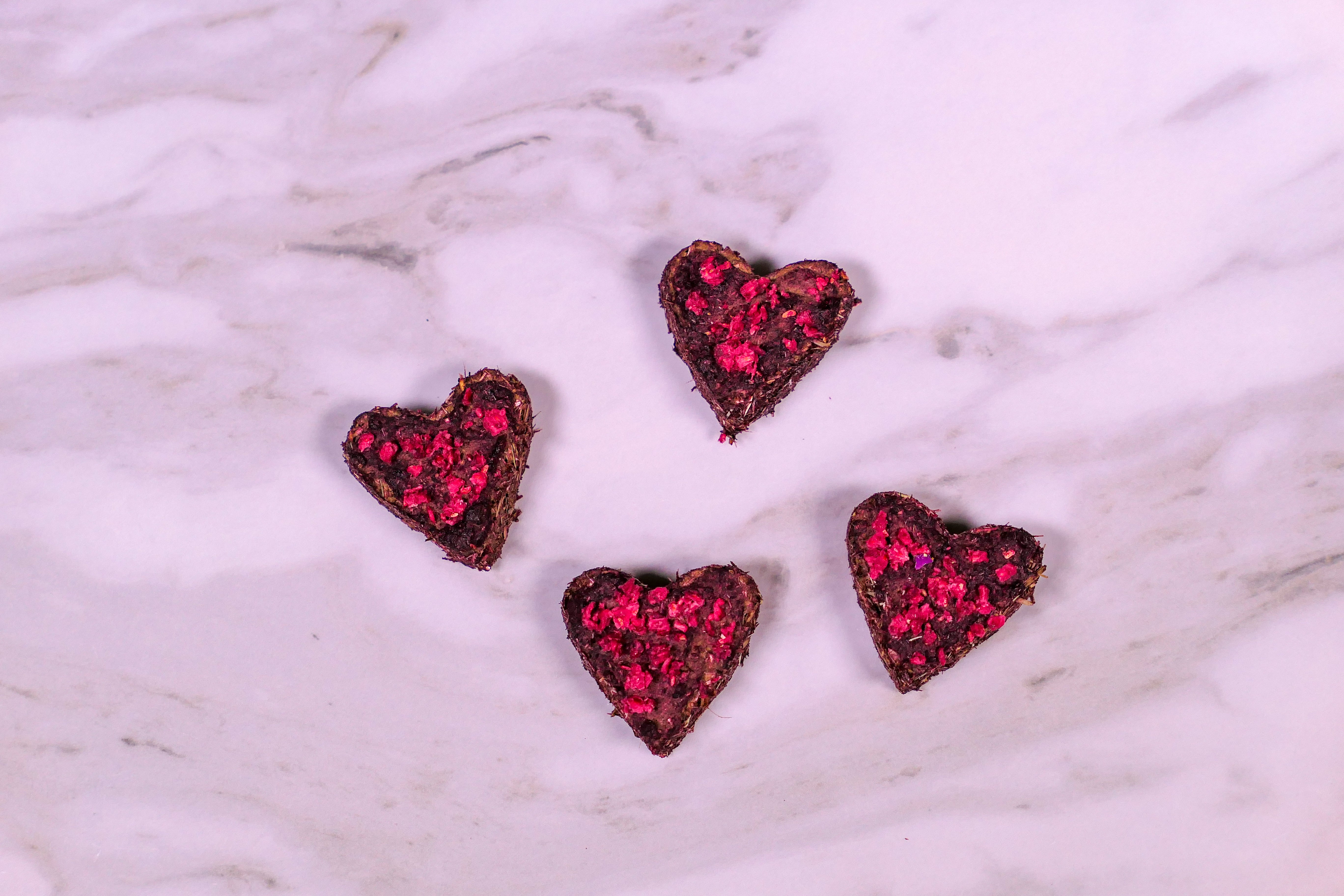 Raspberry Hay Velvet Hearts