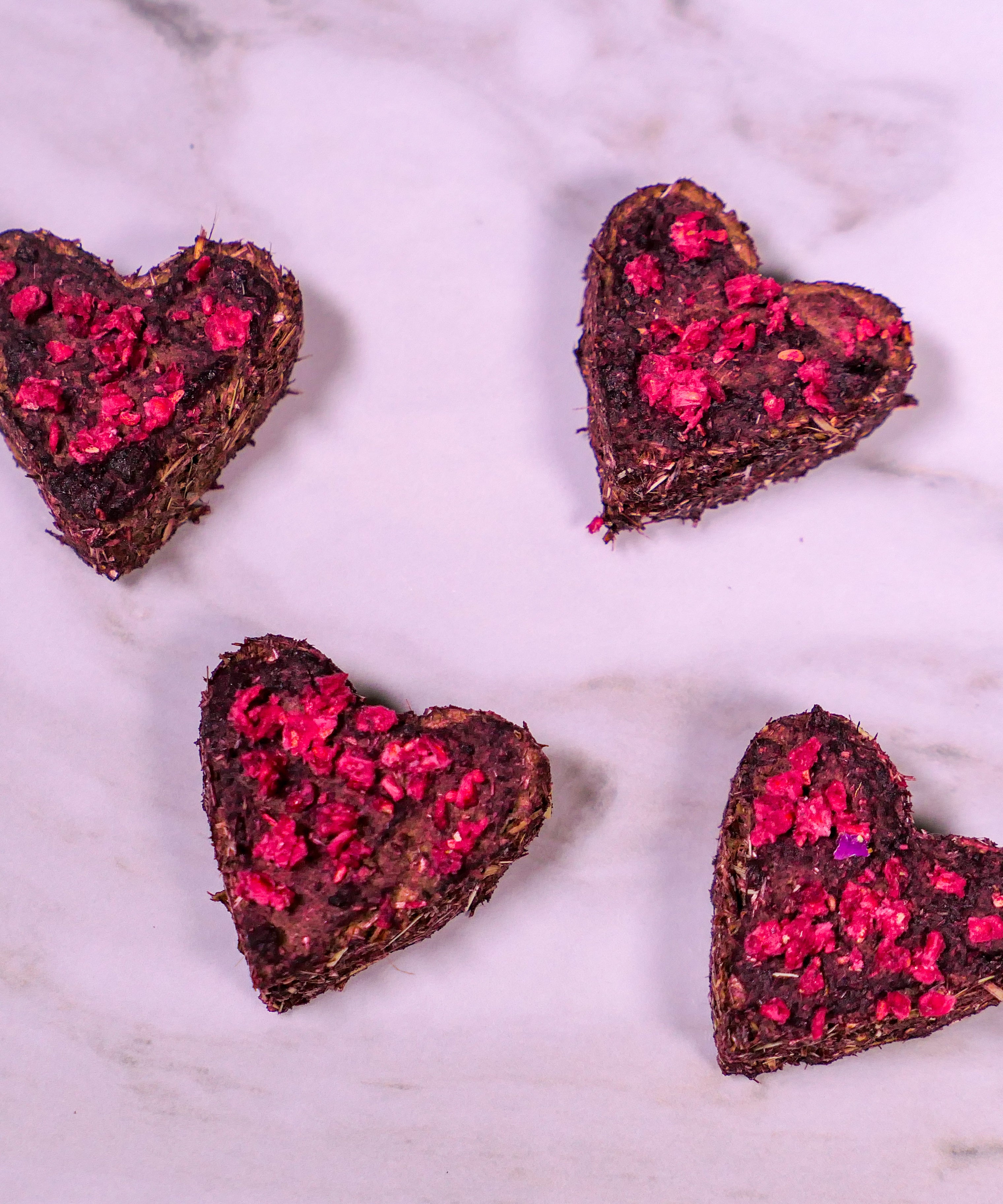 Raspberry Hay Velvet Hearts