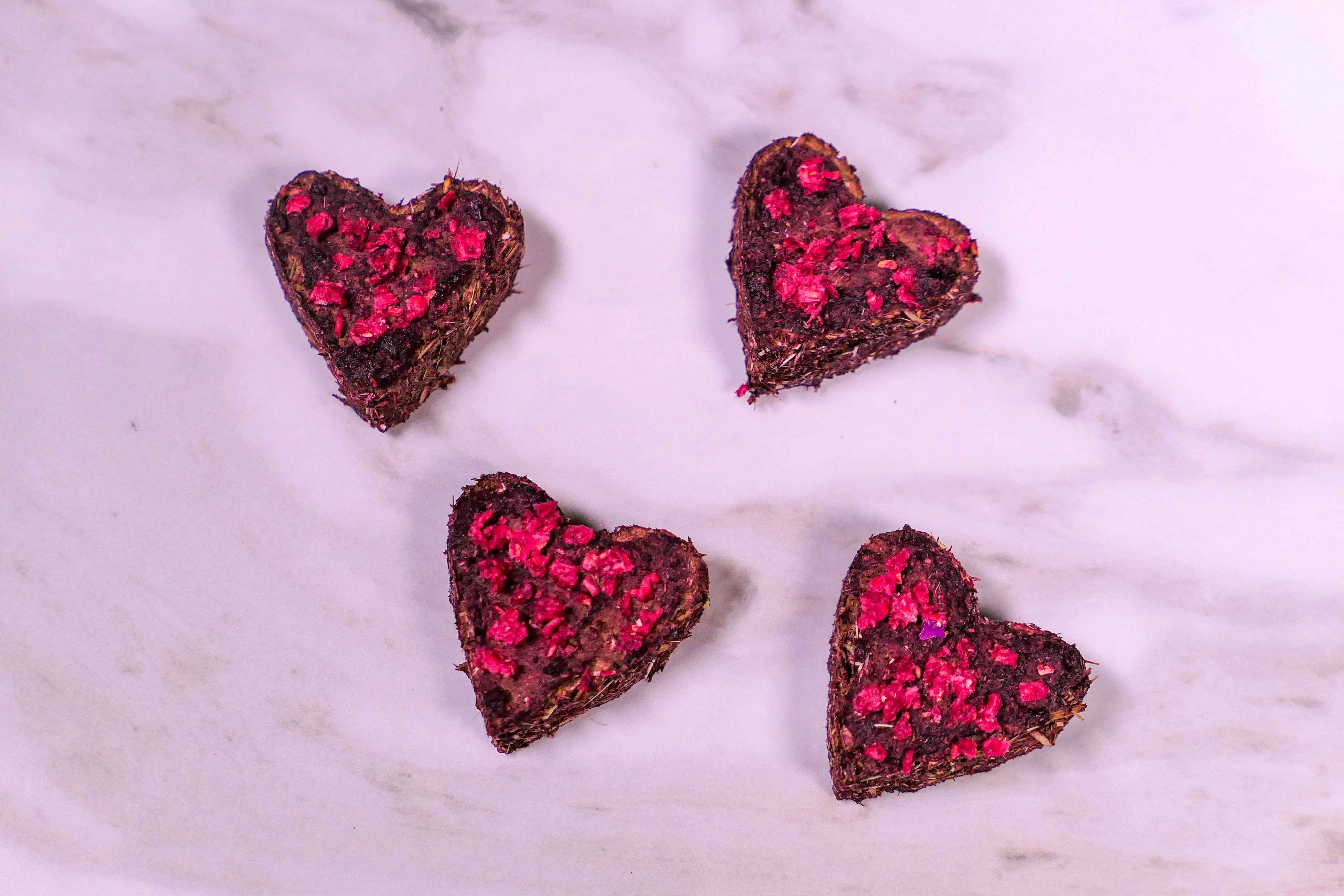 Raspberry Hay Velvet Hearts