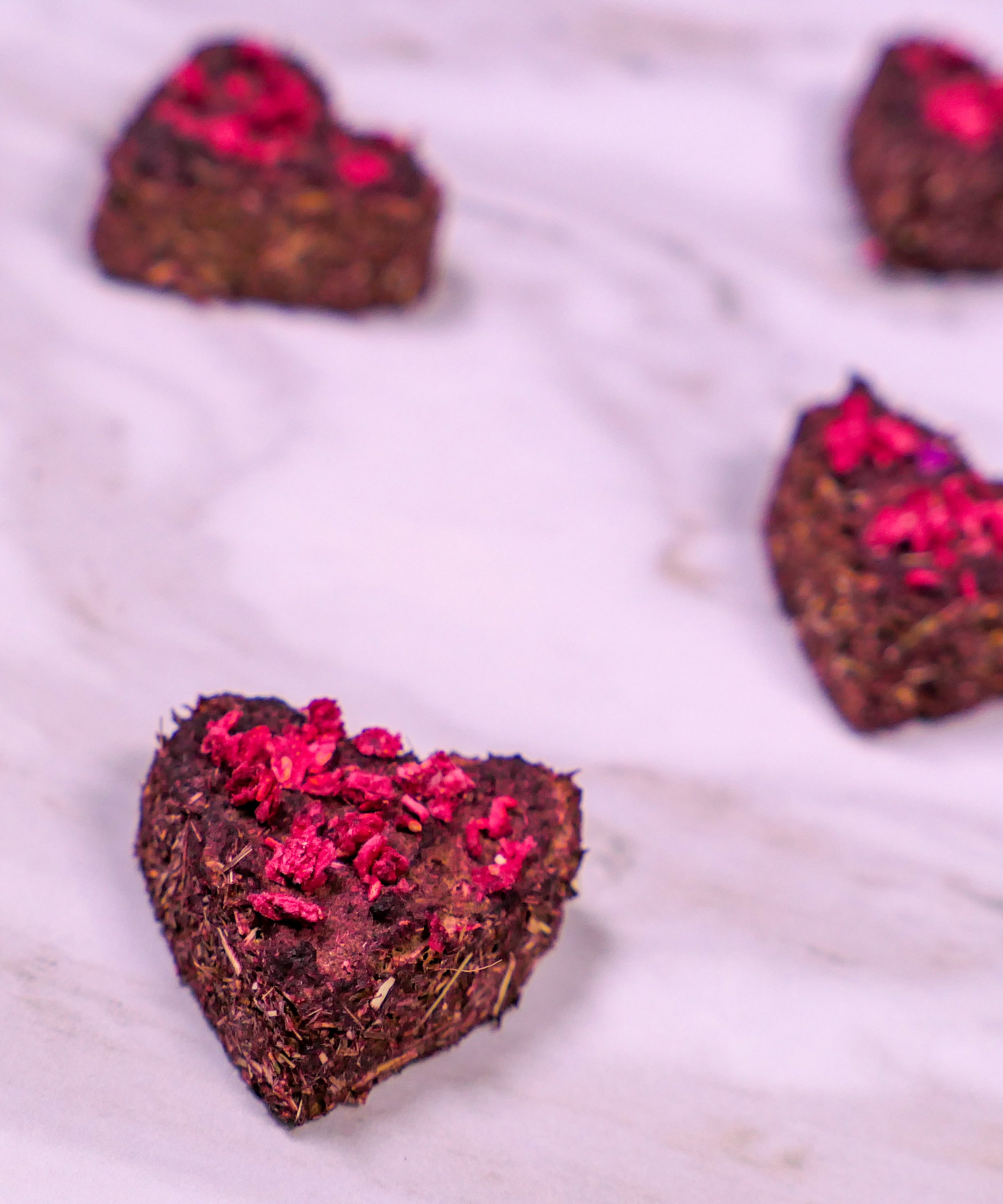 Raspberry Hay Velvet Hearts