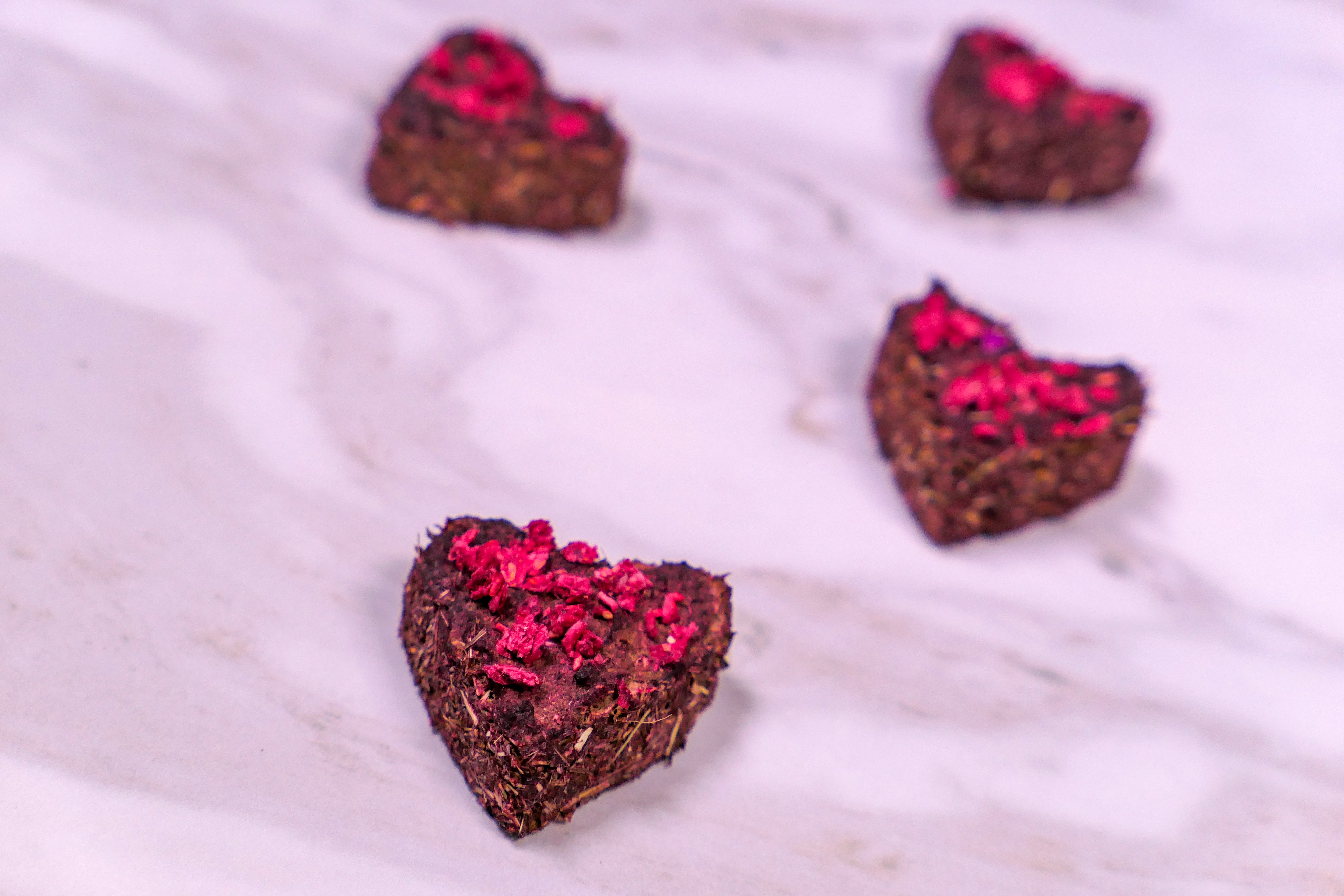 Raspberry Hay Velvet Hearts