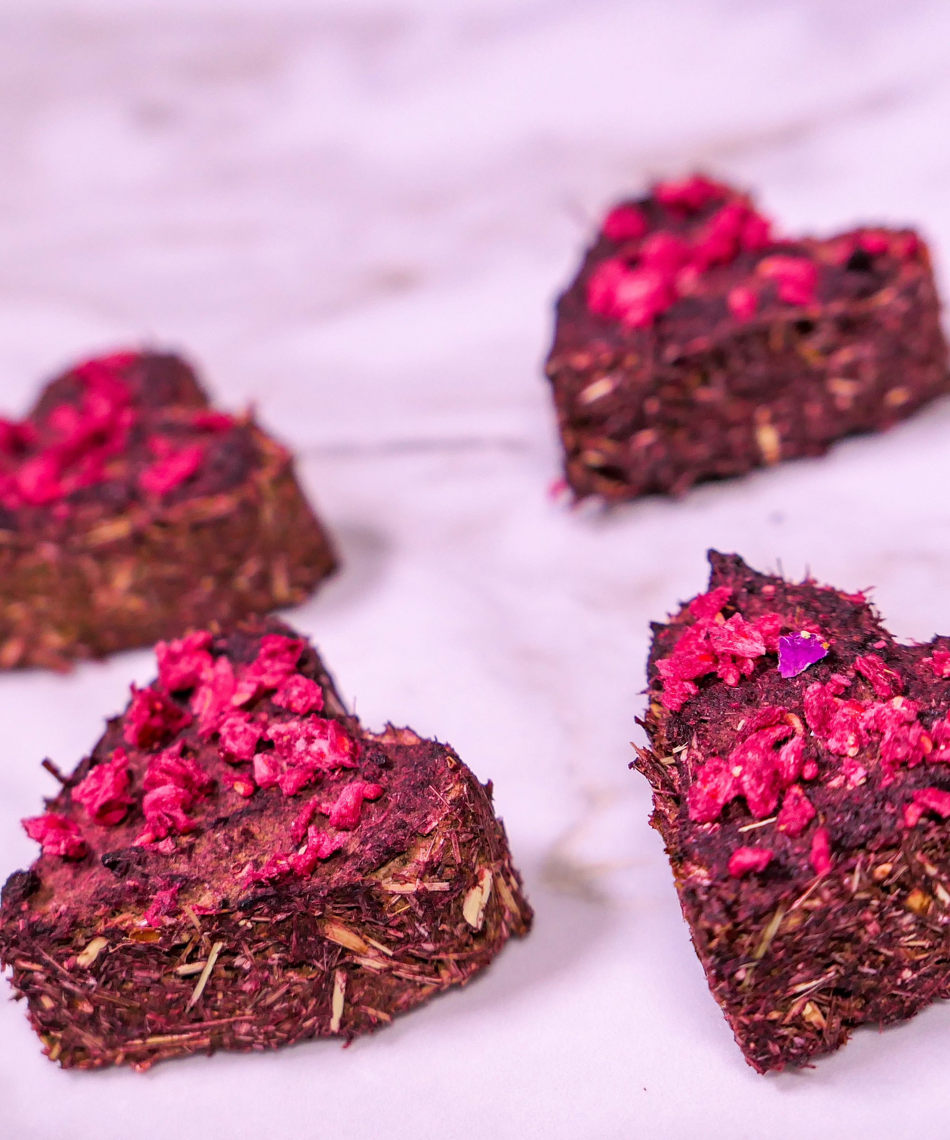 Raspberry Hay Velvet Hearts