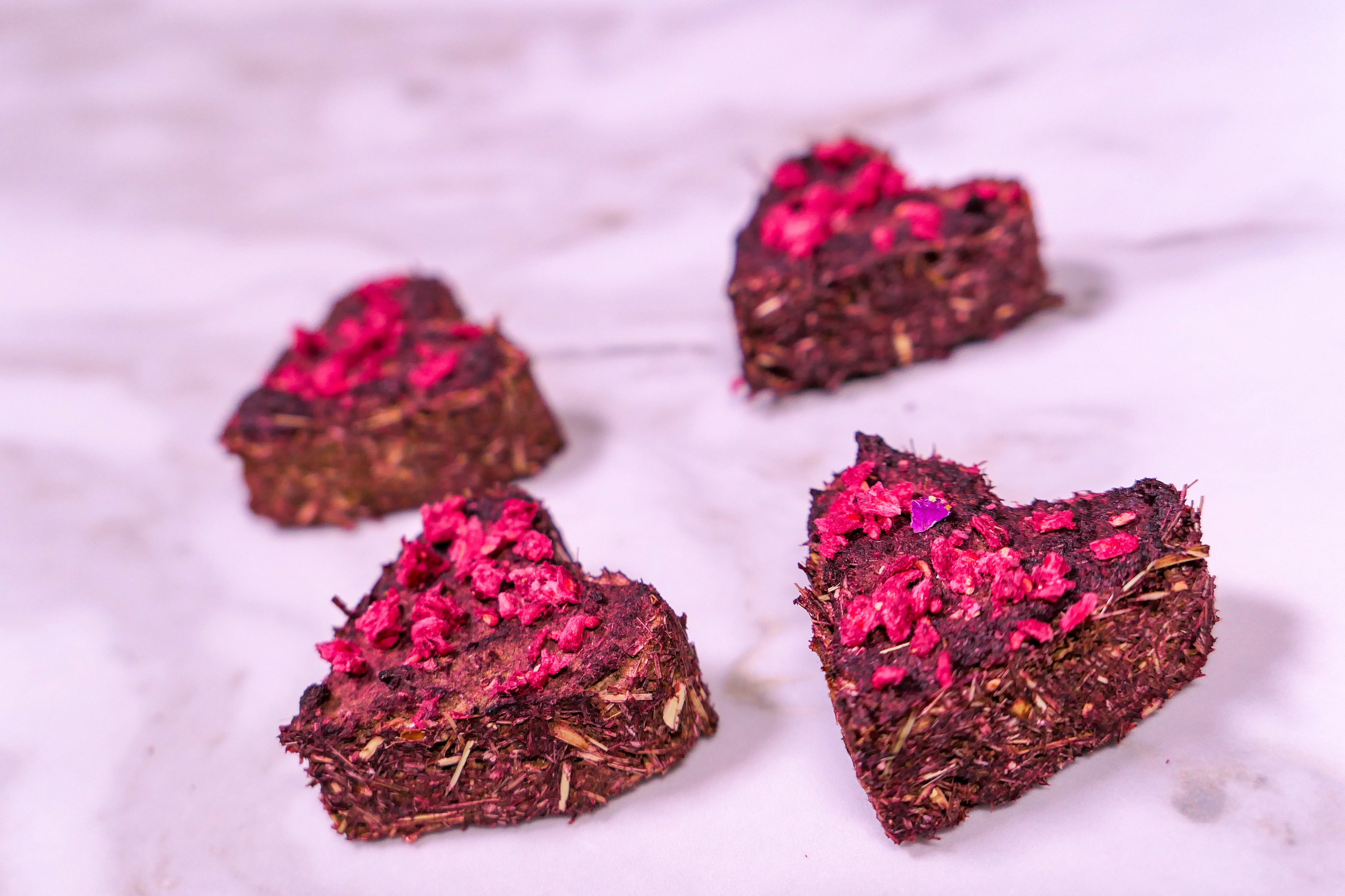 Raspberry Hay Velvet Hearts