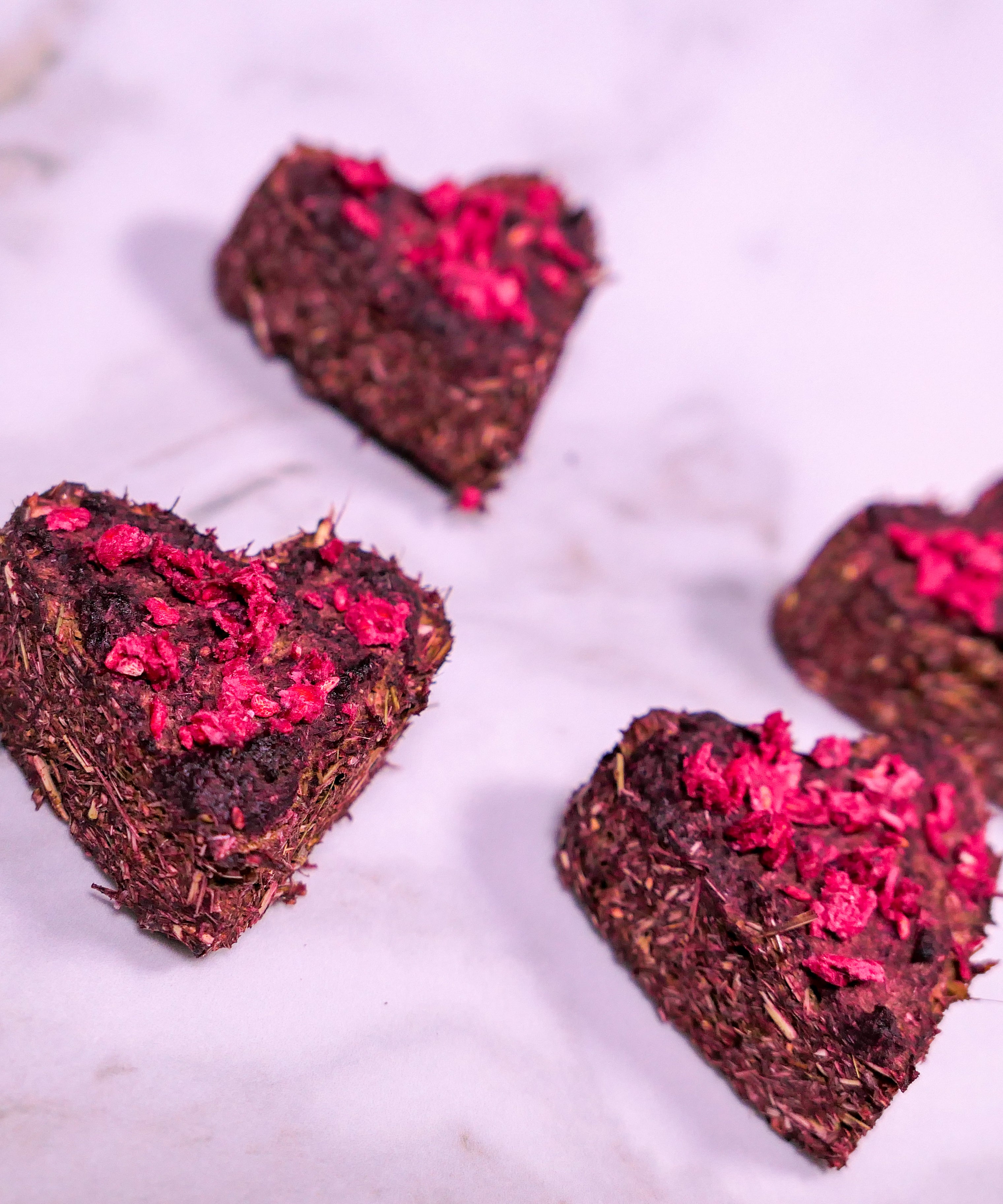 Raspberry Hay Velvet Hearts