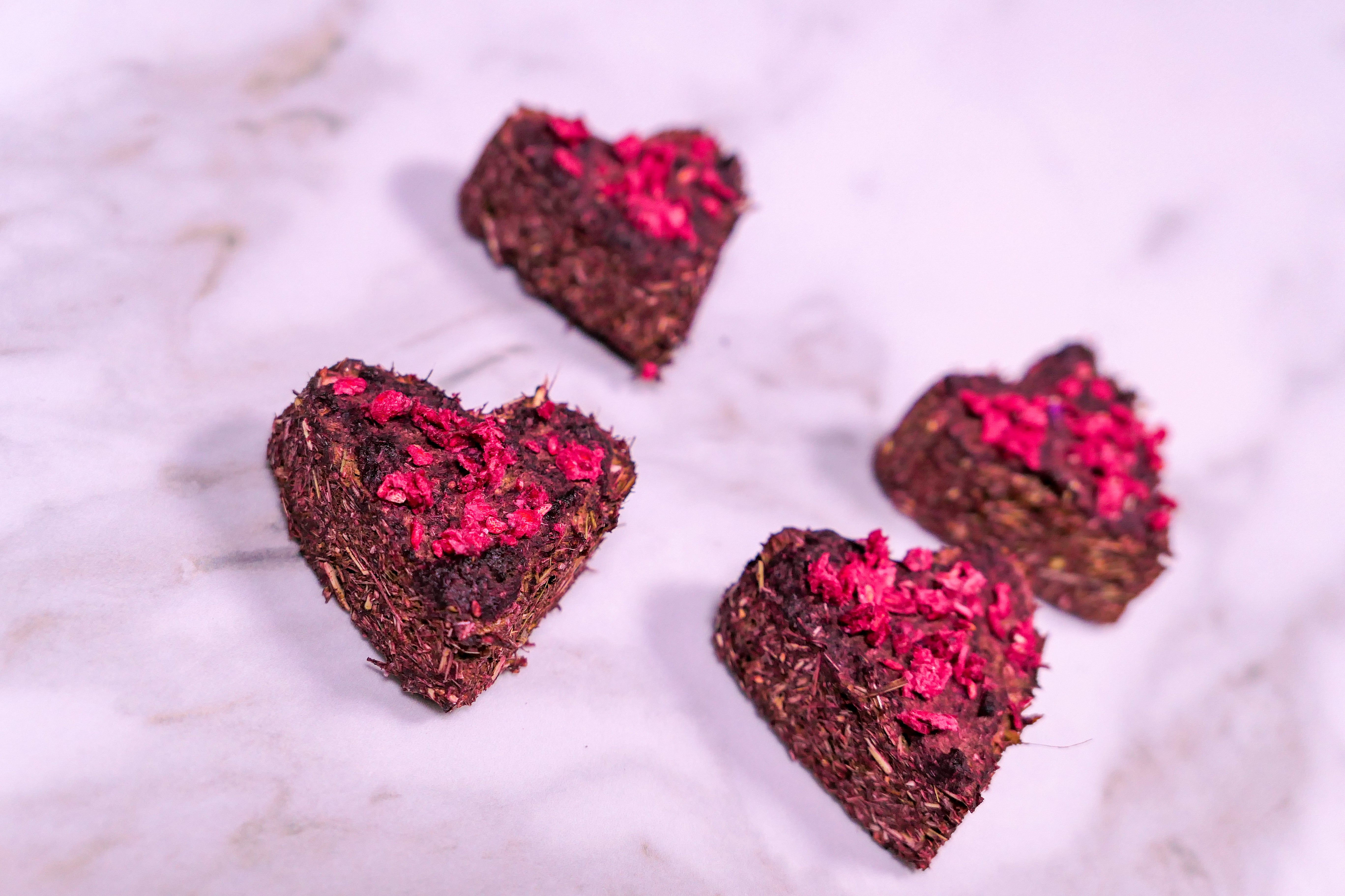 Raspberry Hay Velvet Hearts