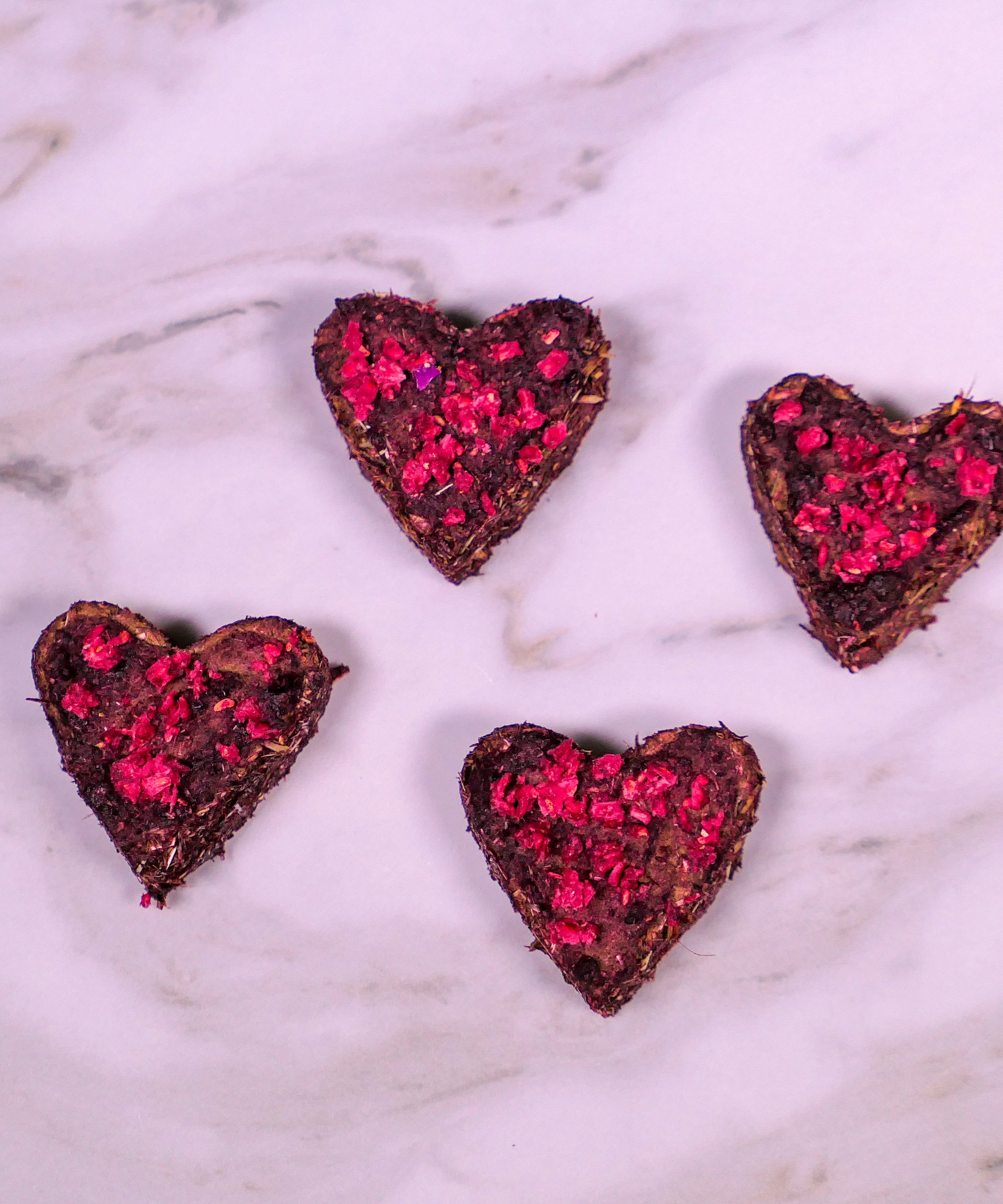 Raspberry Hay Velvet Hearts