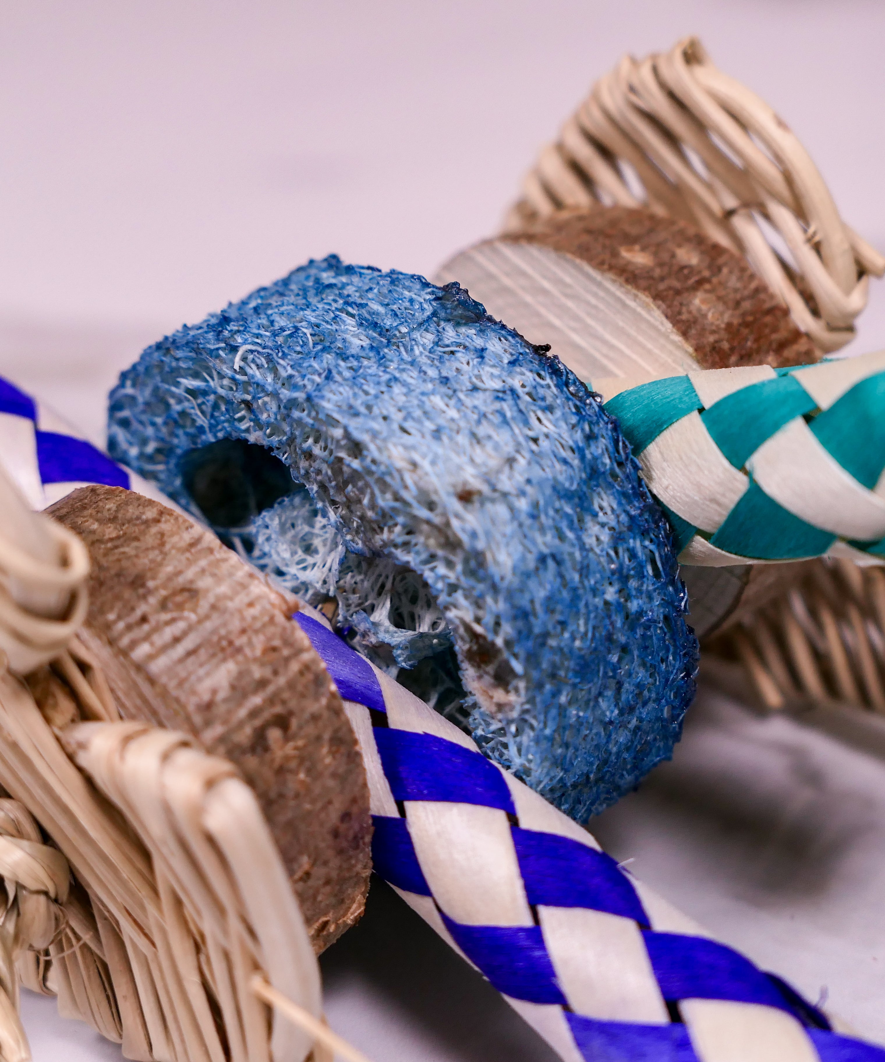 Hearty Loofah Trap Chew Toy