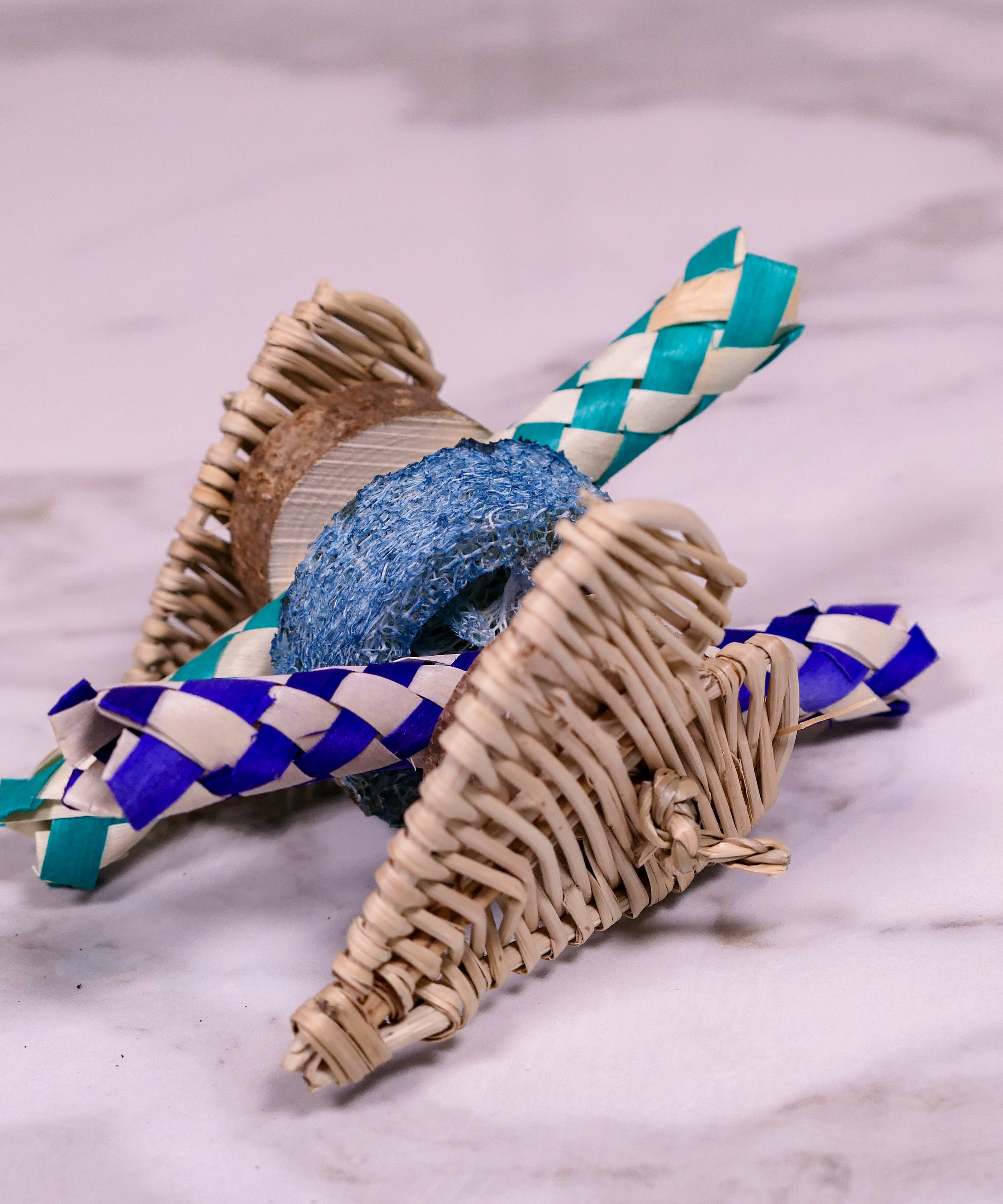 Hearty Loofah Trap Chew Toy