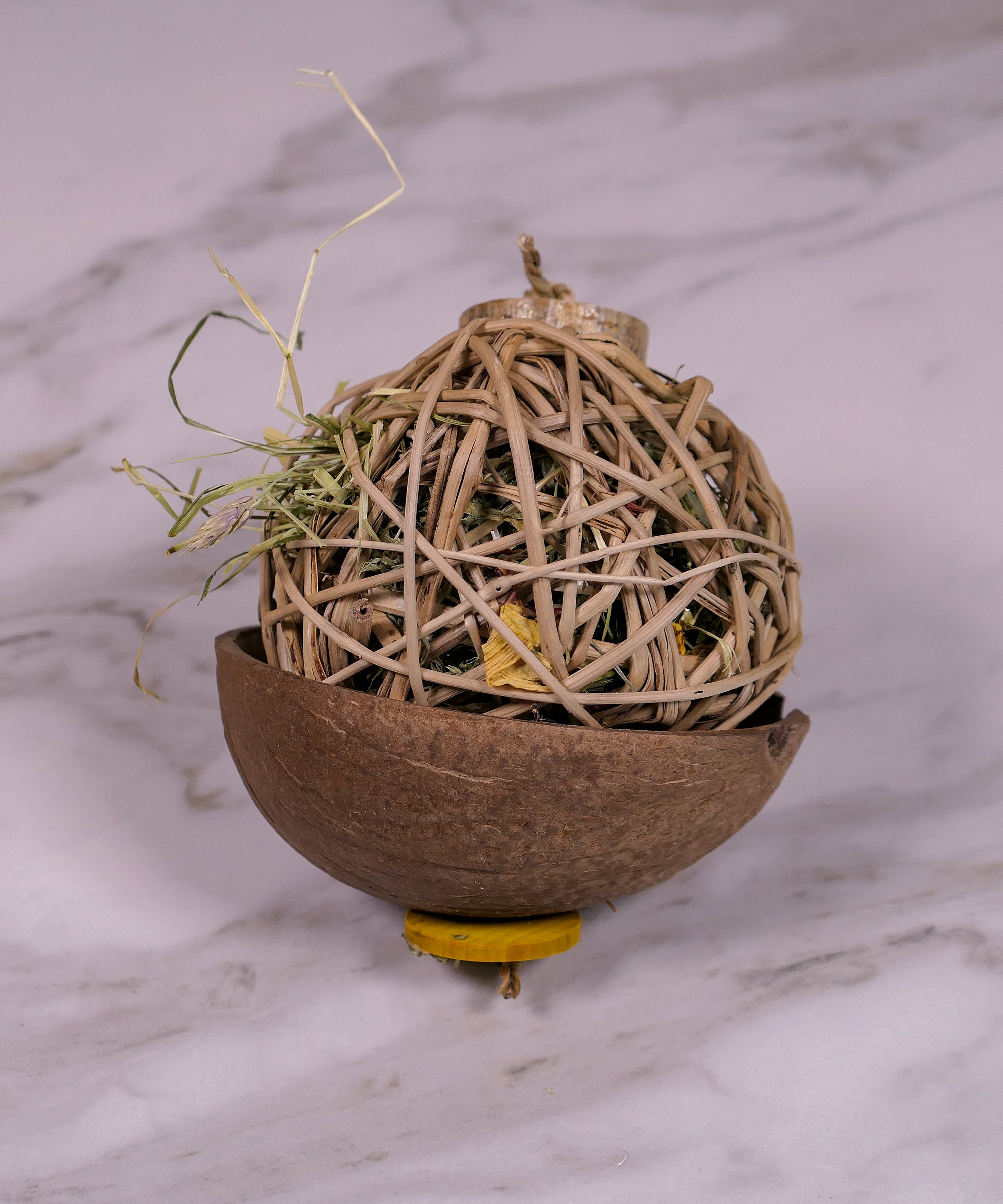 Stuffed Vine Coconut Boat Toy