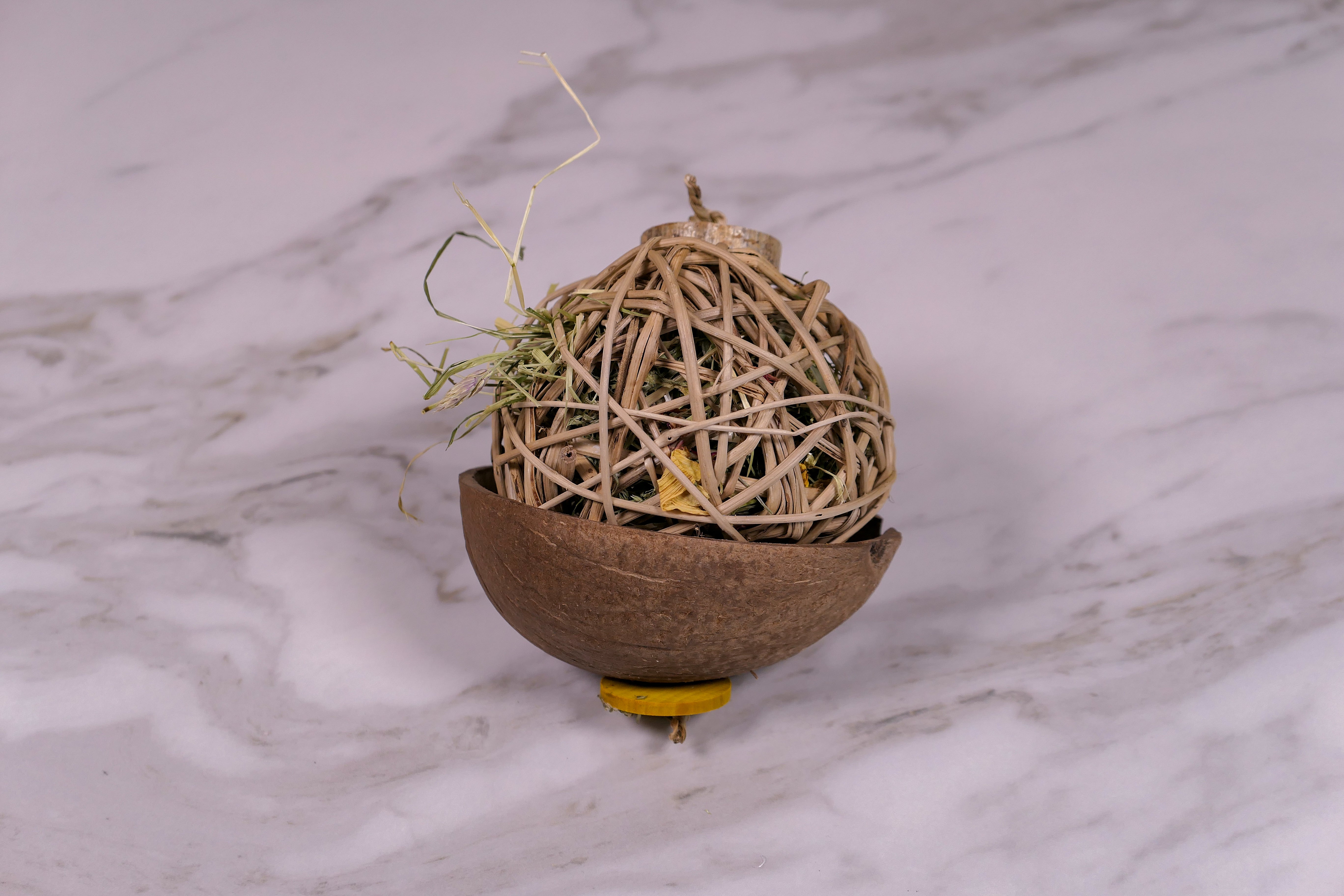 Stuffed Vine Coconut Boat Toy