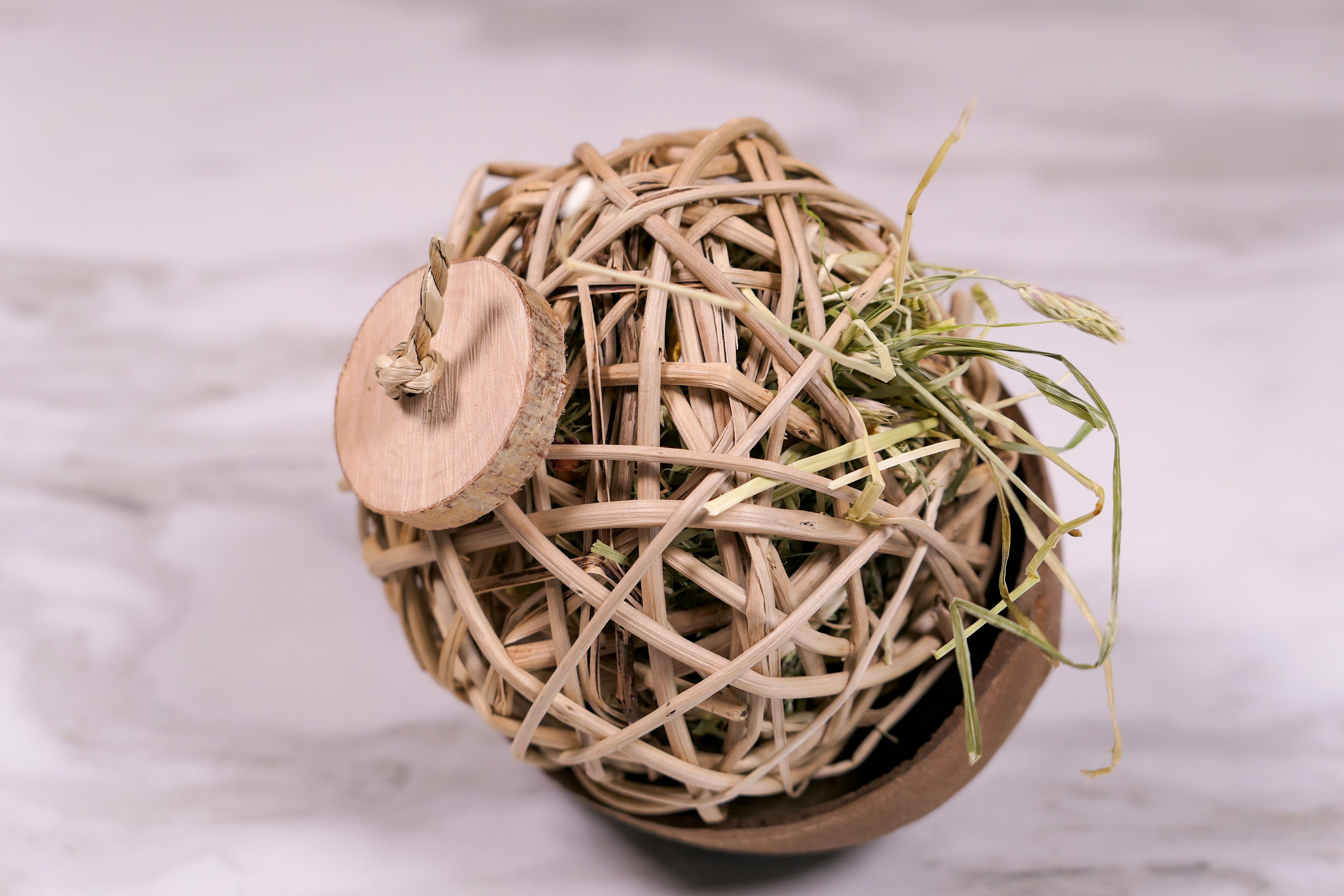 Stuffed Vine Coconut Boat Toy
