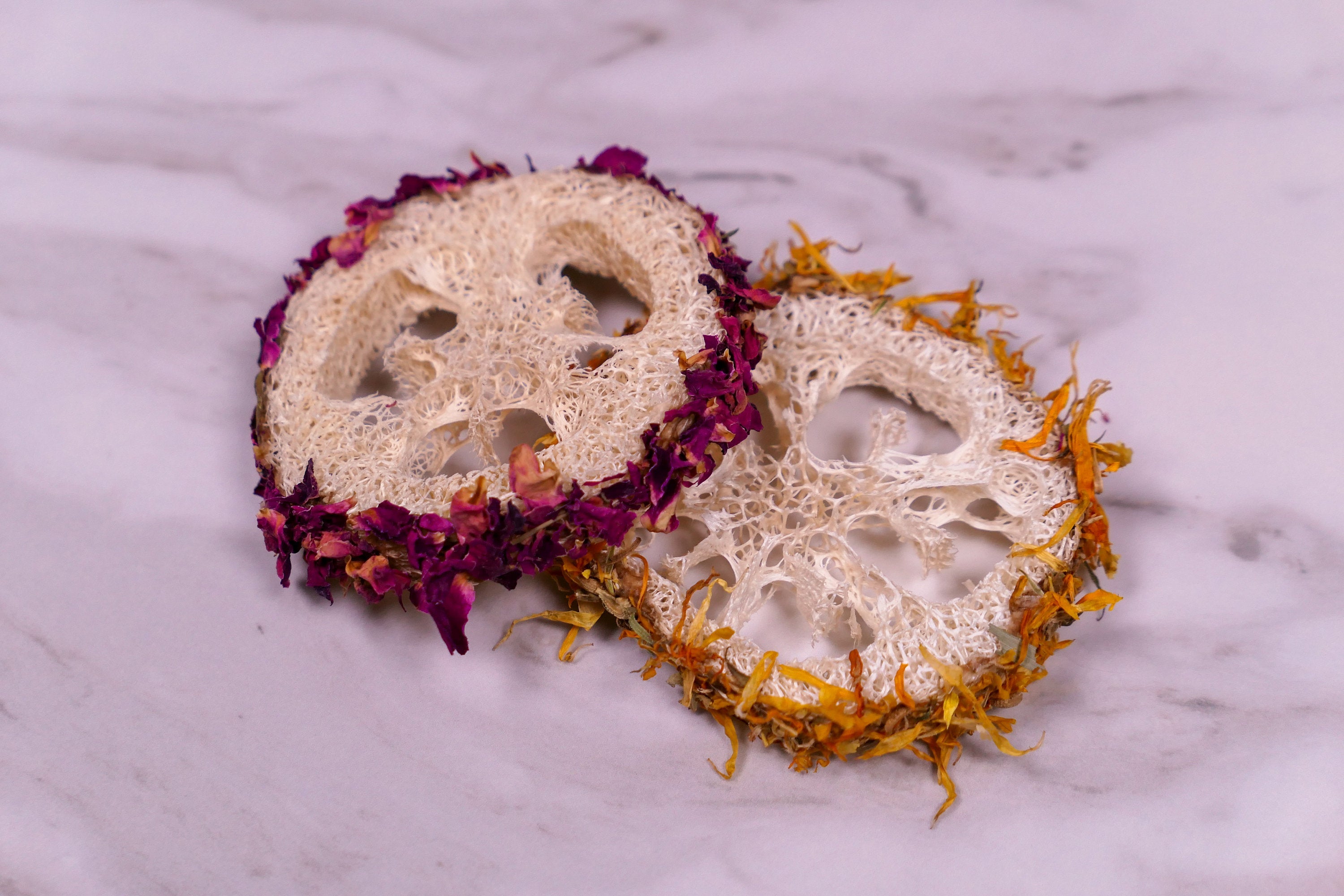 Floral Loofahs