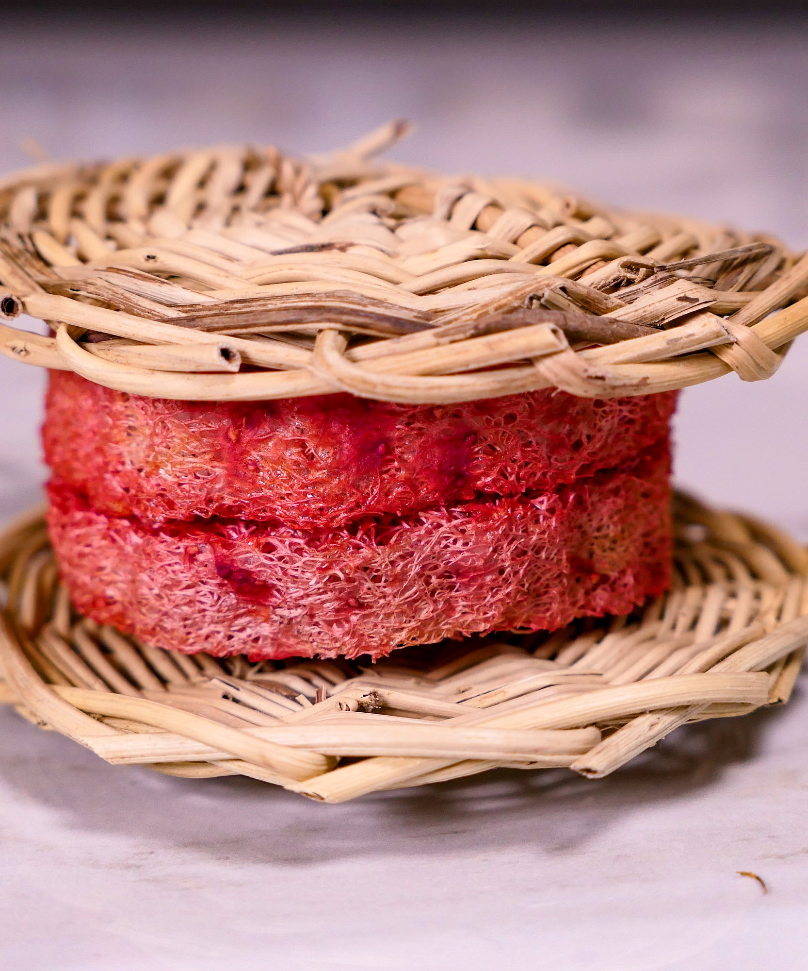 Loofah Macaroon Chew Toy