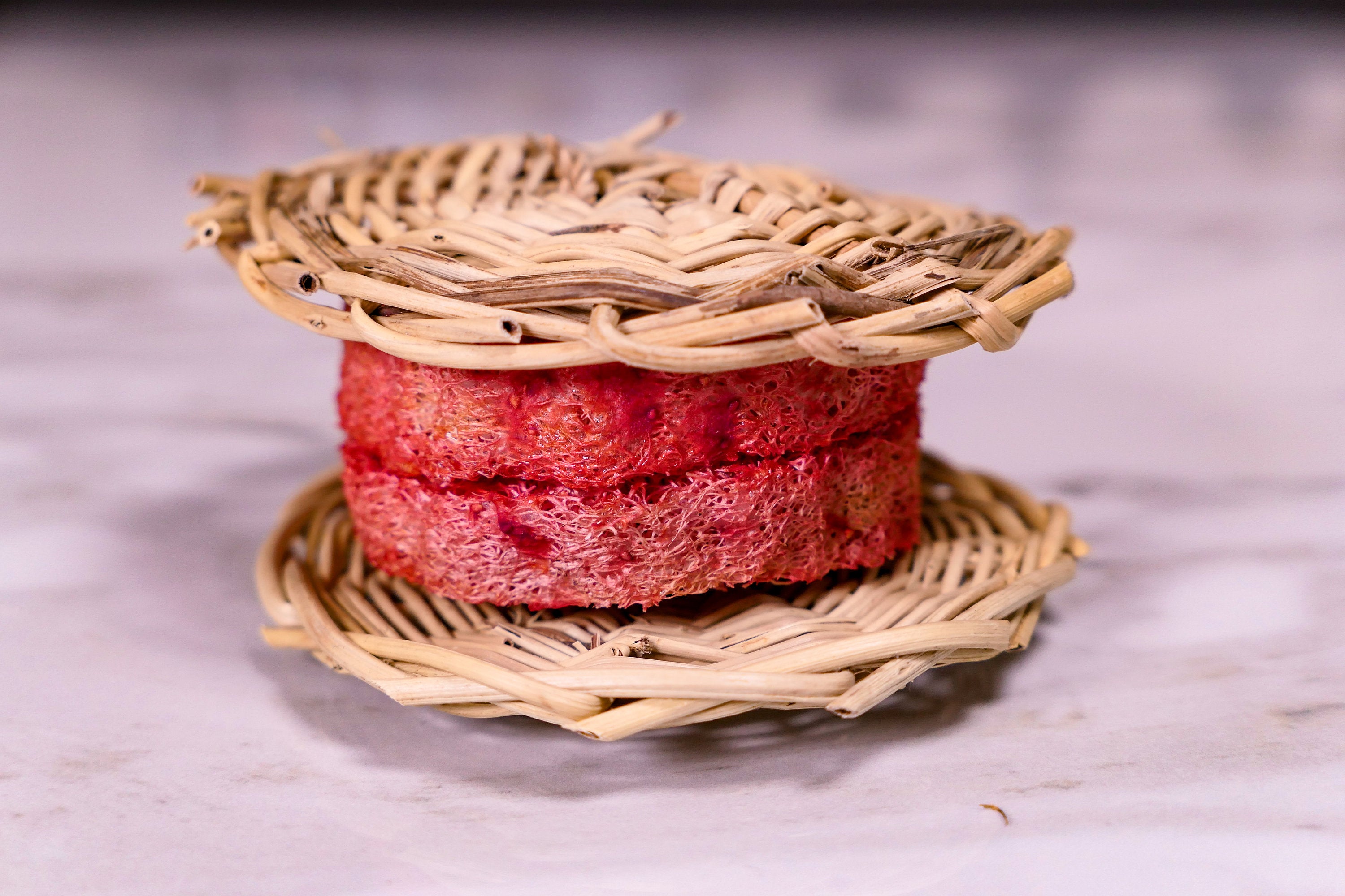 Loofah Macaroon Chew Toy