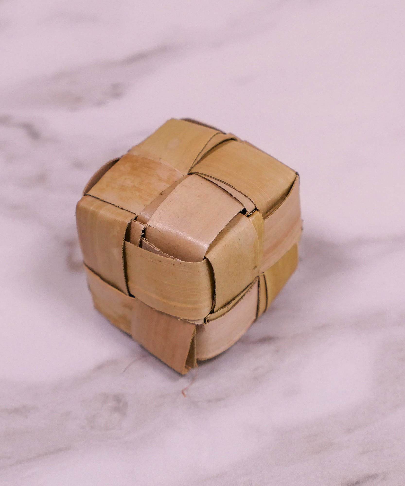 Palm Leaf Cube Chew Toy