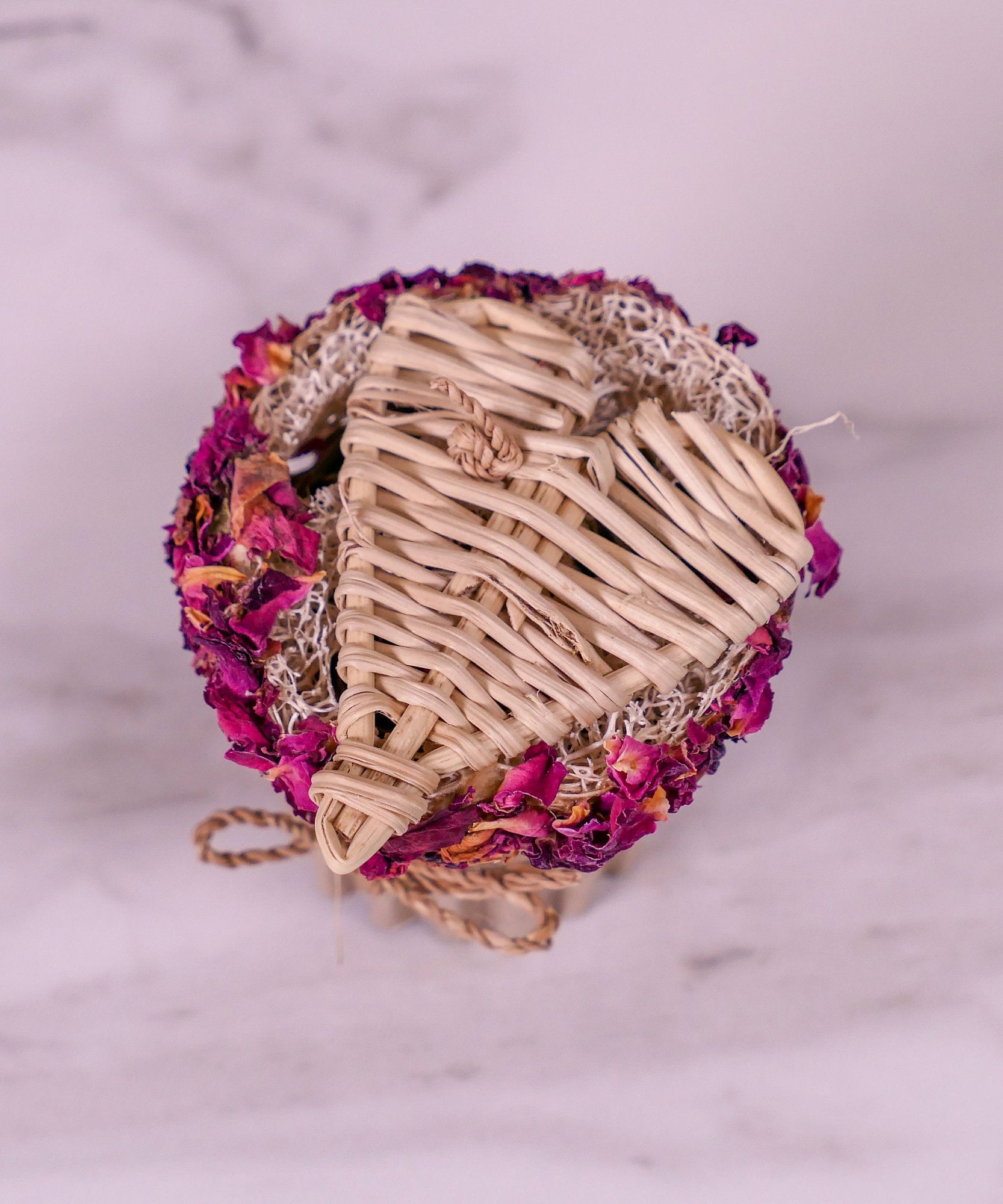 Rose Heart Cupcake Chew Toy