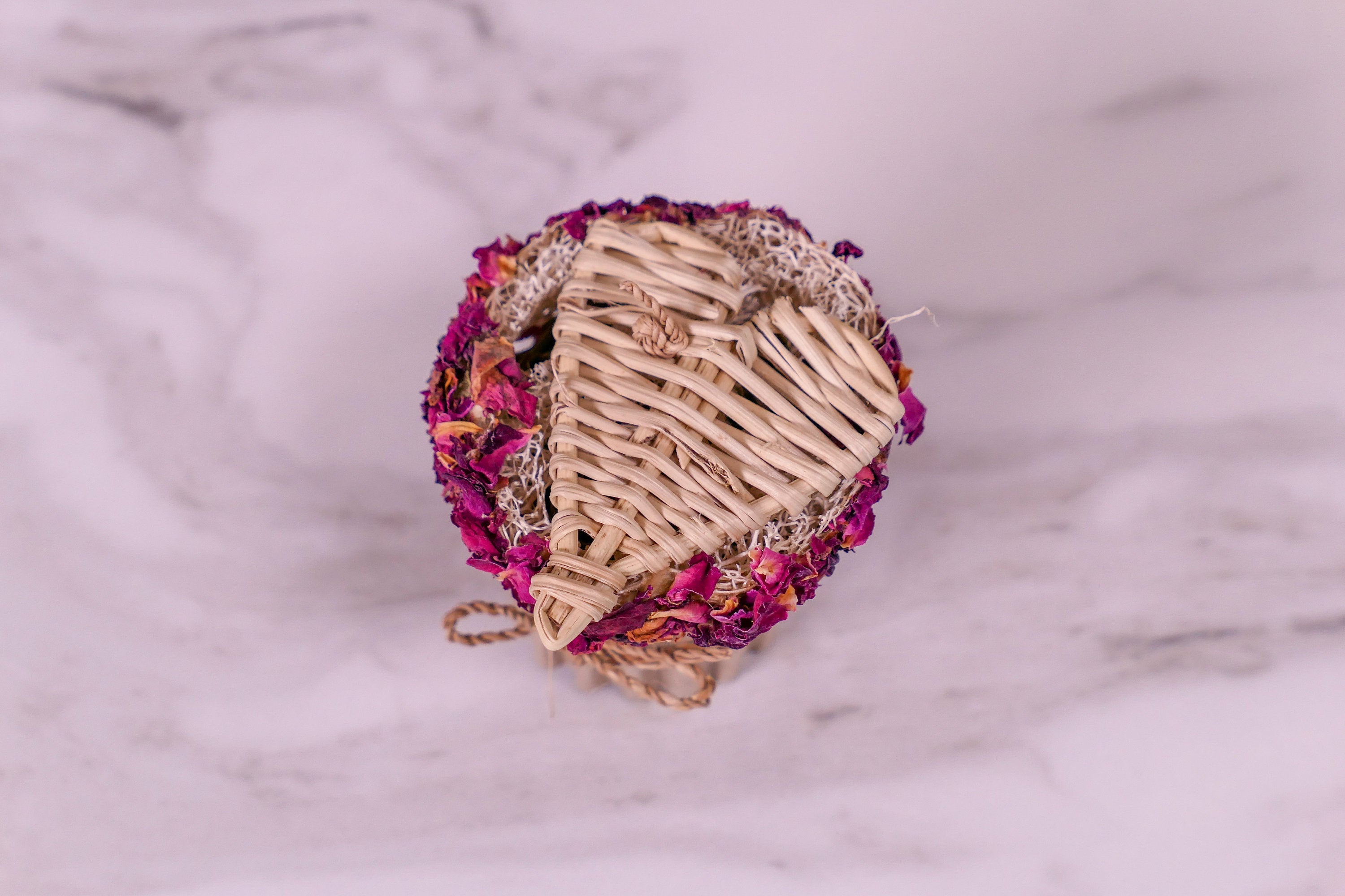 Rose Heart Cupcake Chew Toy